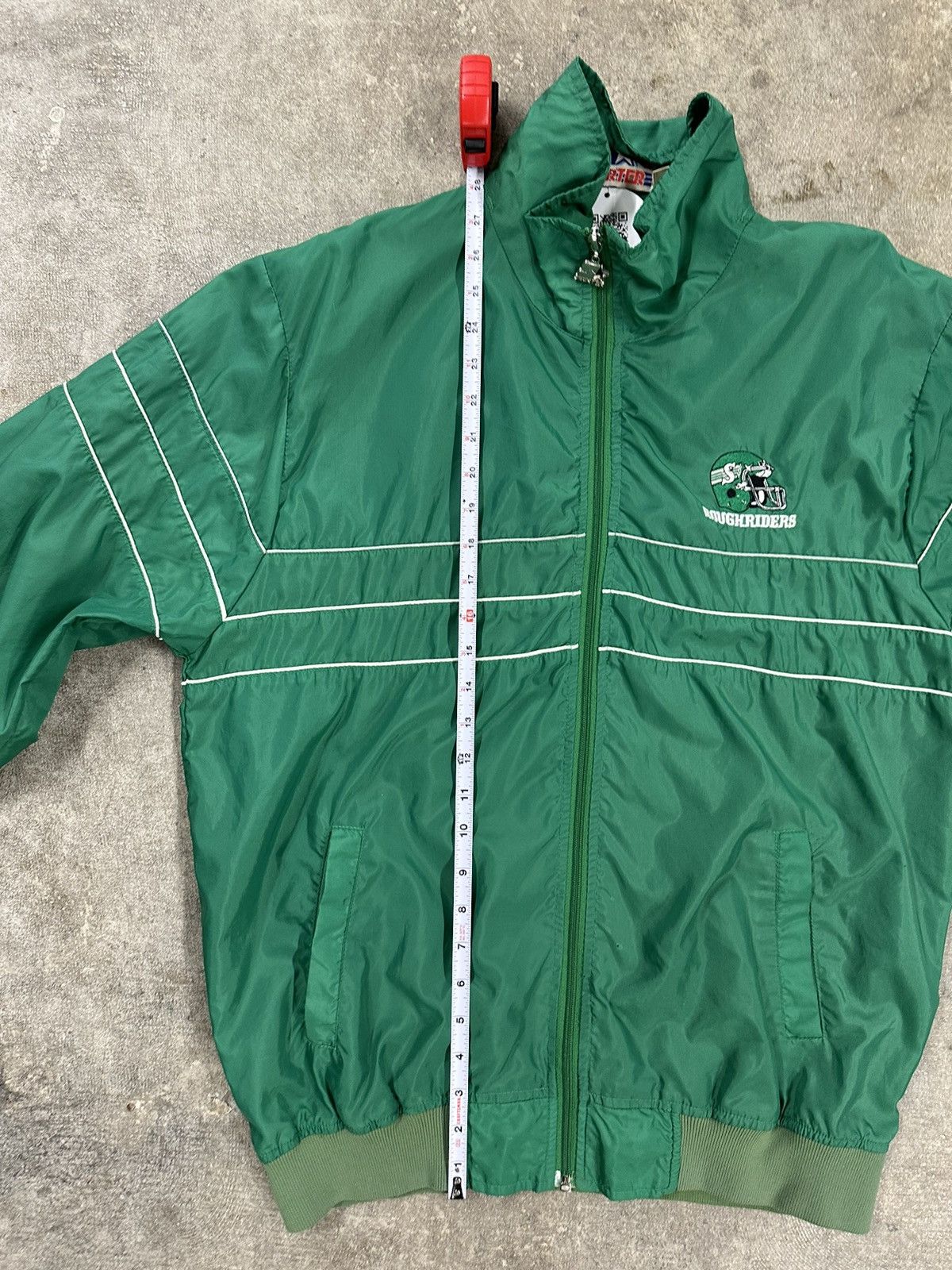 Starter Vintage 80s Starter Saskatchewan Rough Riders CFL Jacket Size US L / EU 52-54 / 3 - 15 Thumbnail