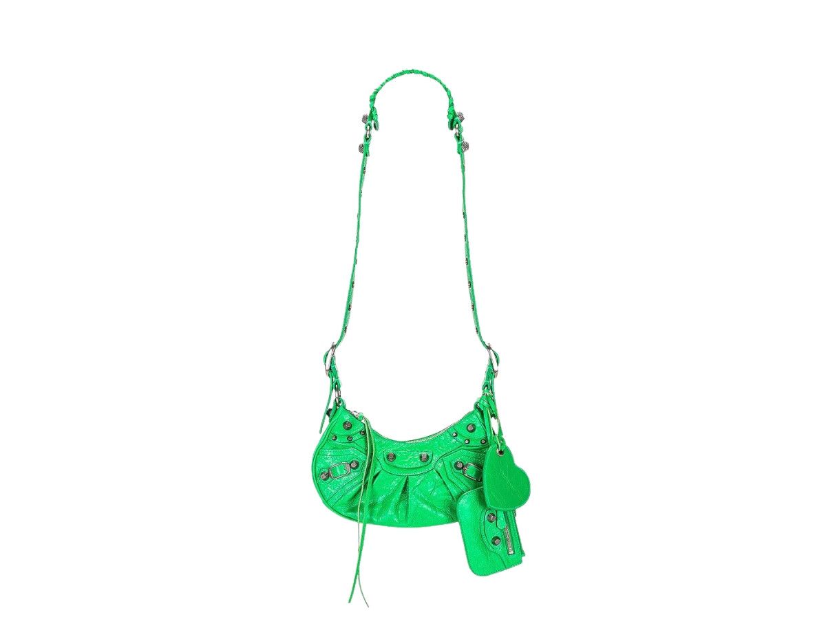 Balenciaga o1la1rc1a0226 Size: OS / Le Cagole XS Shoulder Bag In Green Size ONE SIZE - 1 Thumbnail
