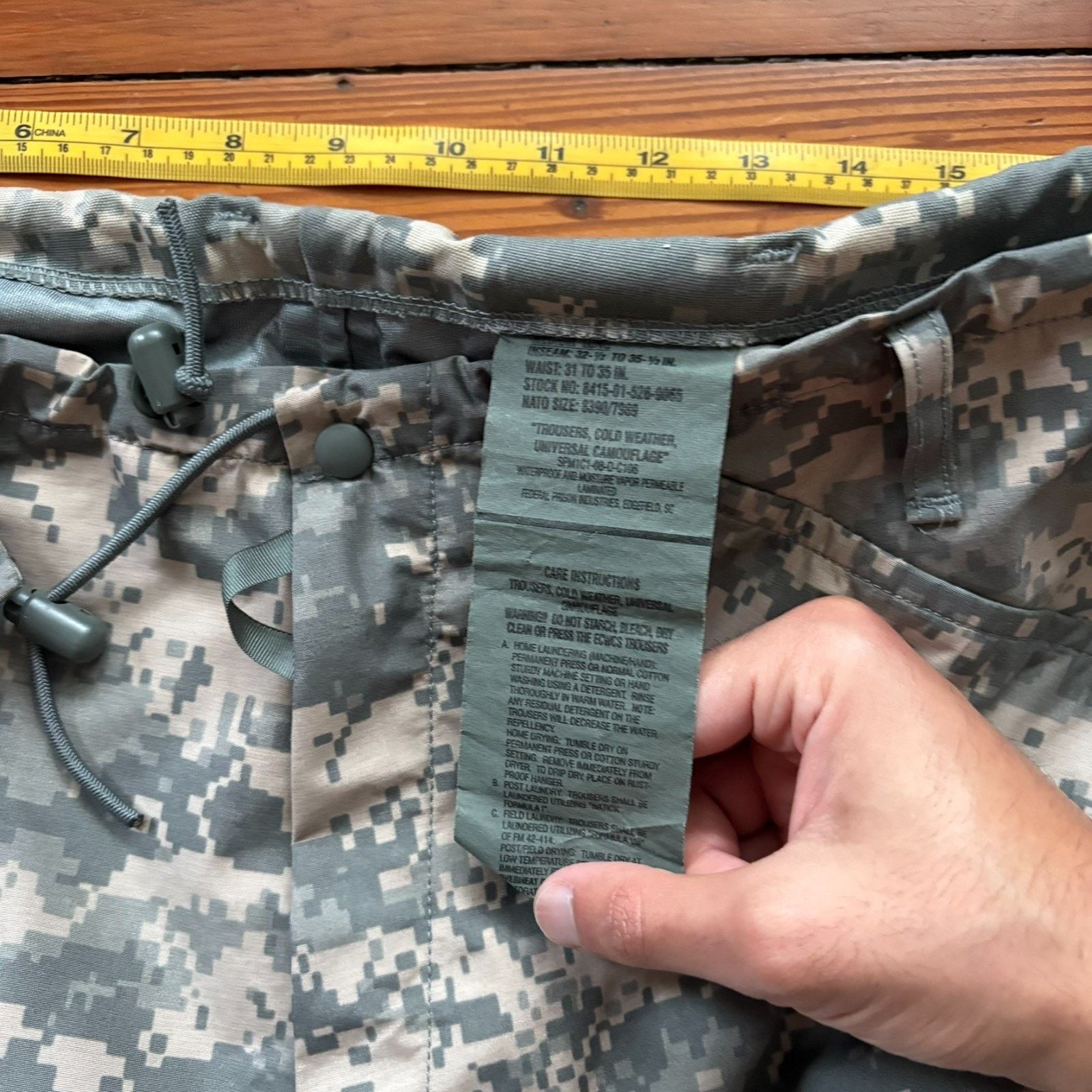 Vintage US Military Cold Weather Goretex Pants Men's Size M 36x32 Size US 36 / EU 52 - 3 Thumbnail
