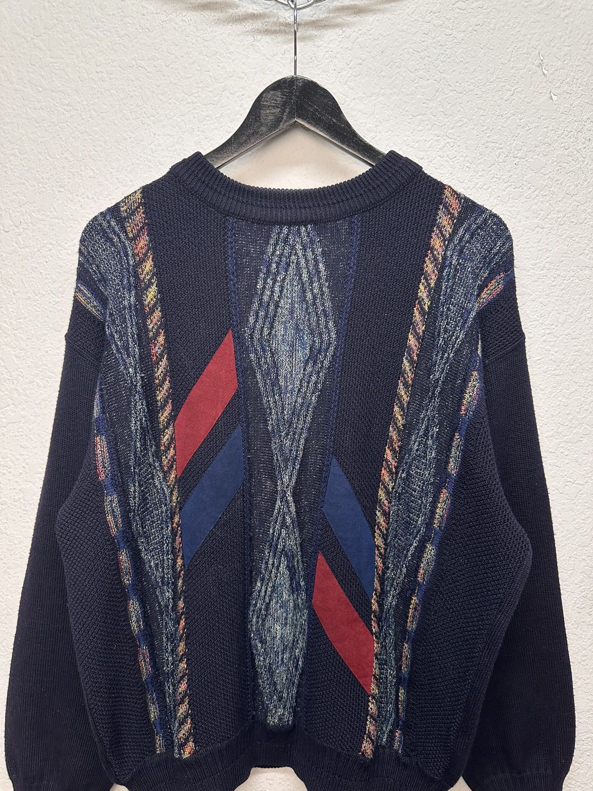 Carlo Colucci Vintage Y2K Gothic Sweater Distressed Faded Diesel Kapital Size US L / EU 52-54 / 3 - 3 Thumbnail