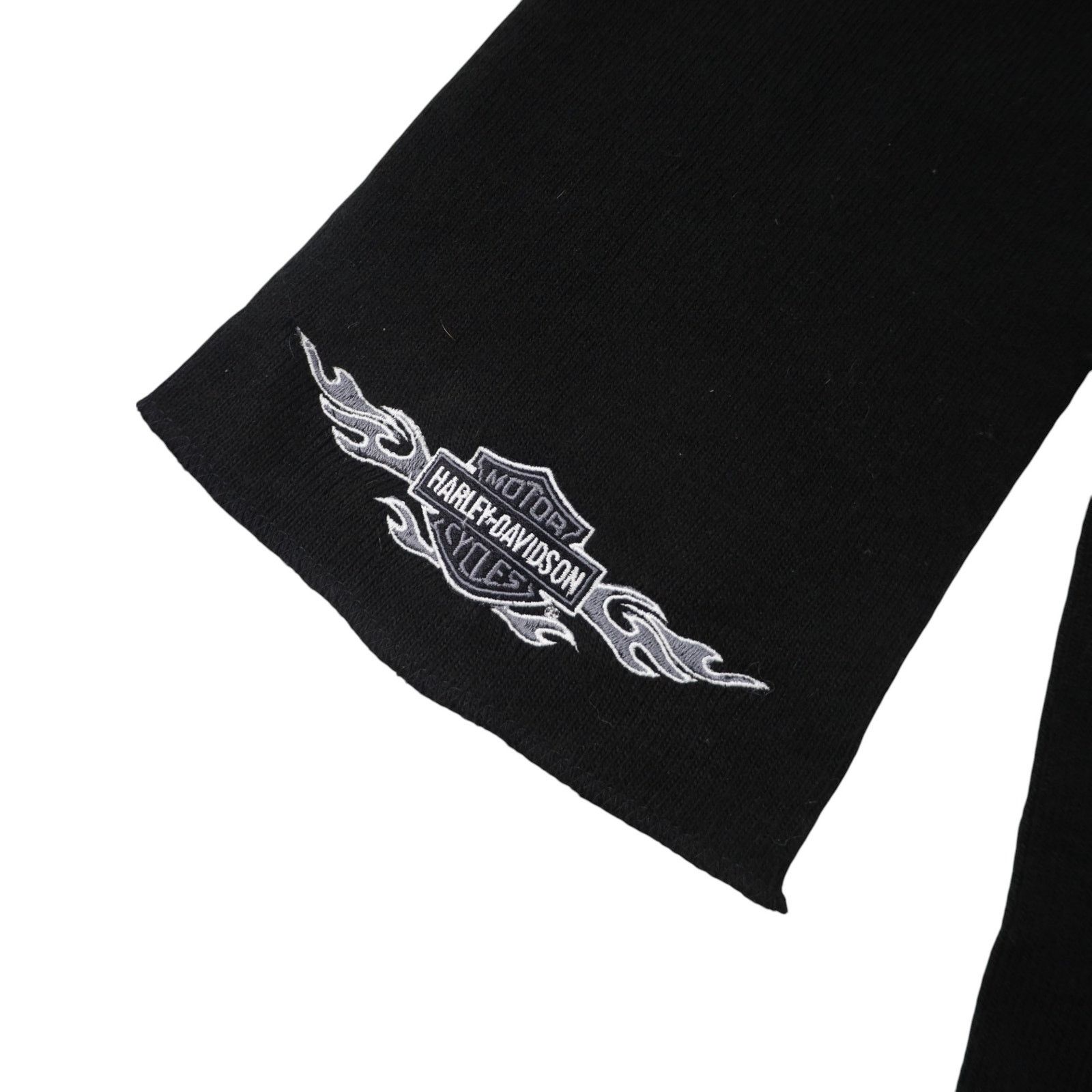 Harley Davidson × Vintage Vintage Harley Davidson Embroidered Scarf Size ONE SIZE - 2 Thumbnail