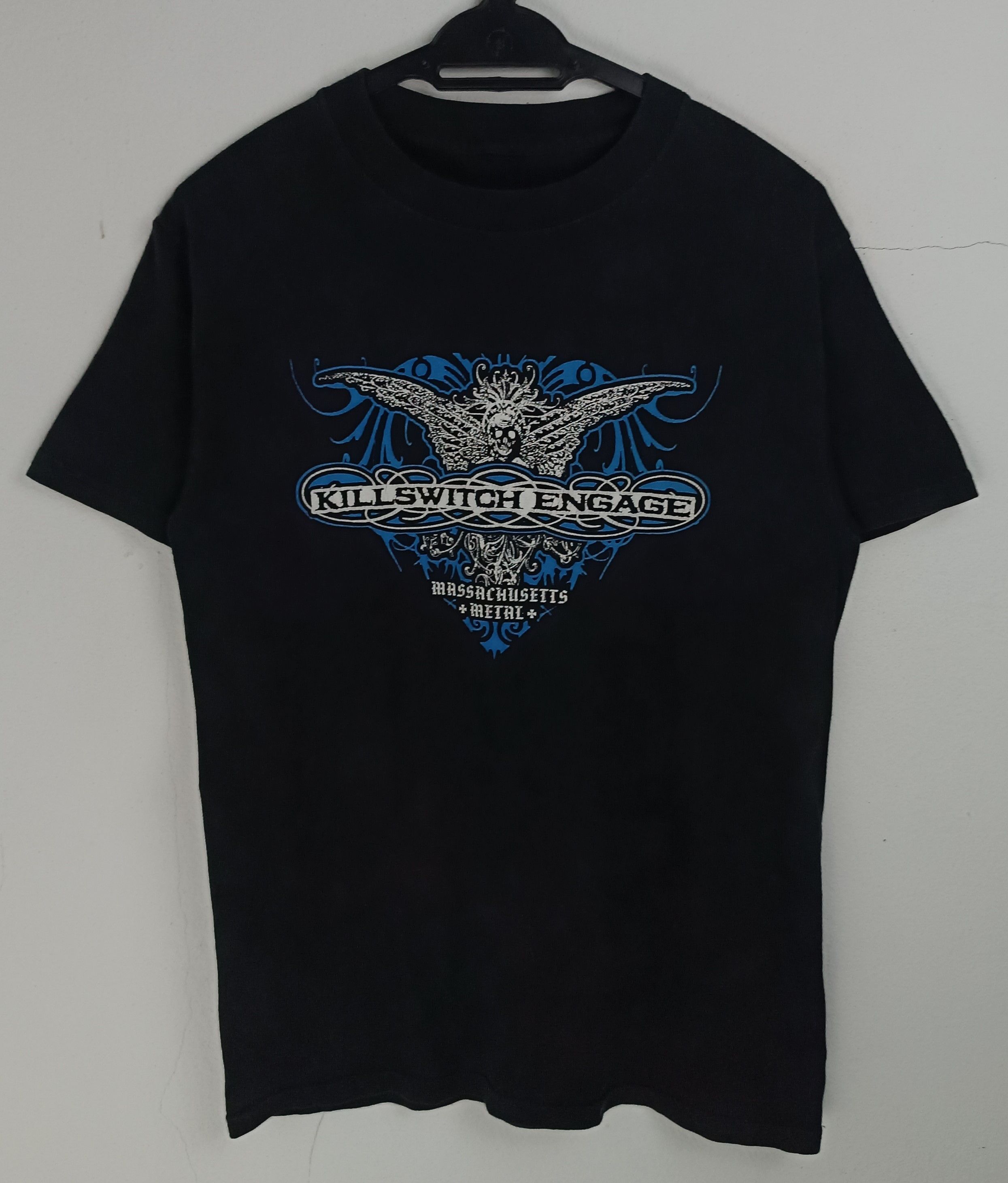 Band Tees VINTAGE Y2K KILLSWITCH ENGAGE MA METAL RARE METALCORE TEE Size US S / EU 44-46 / 1 - 3 Thumbnail