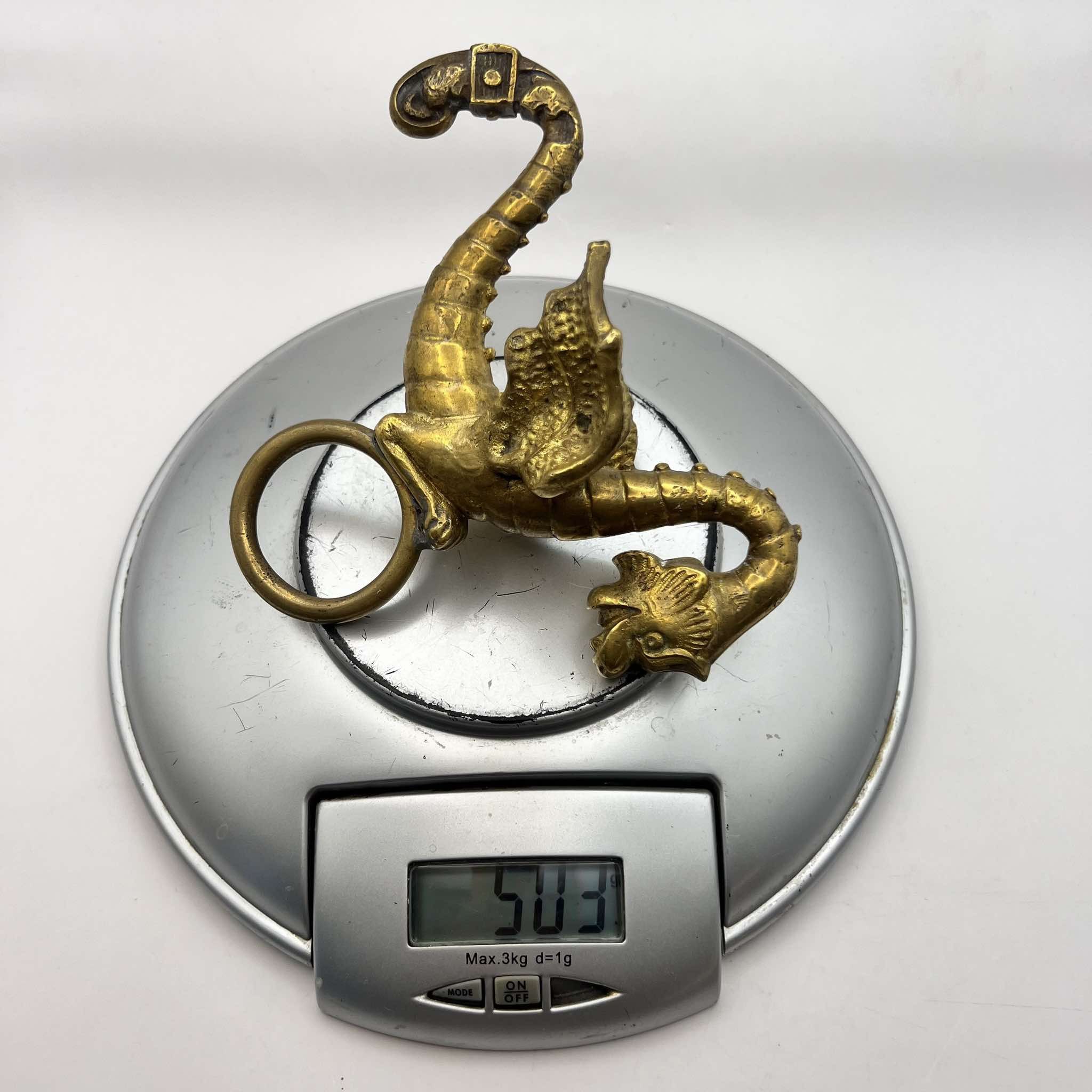 Other Antique Bronze Furniture Element Wall Hanger Holder Gryphon Size ONE SIZE - 6 Thumbnail
