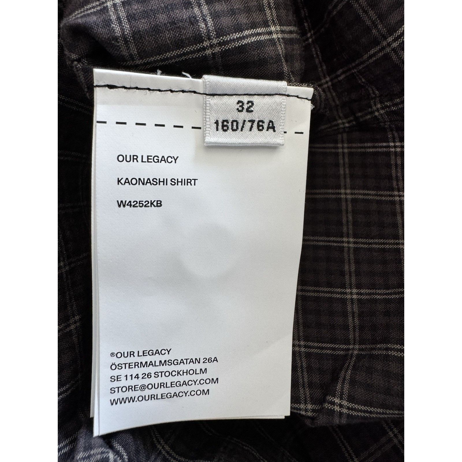 Our Legacy OUR LEGACY Women’s Kaonashi Shirt Size 32 XS NWT! 2025 Size XS / US 0-2 / IT 36-38 - 7 Thumbnail