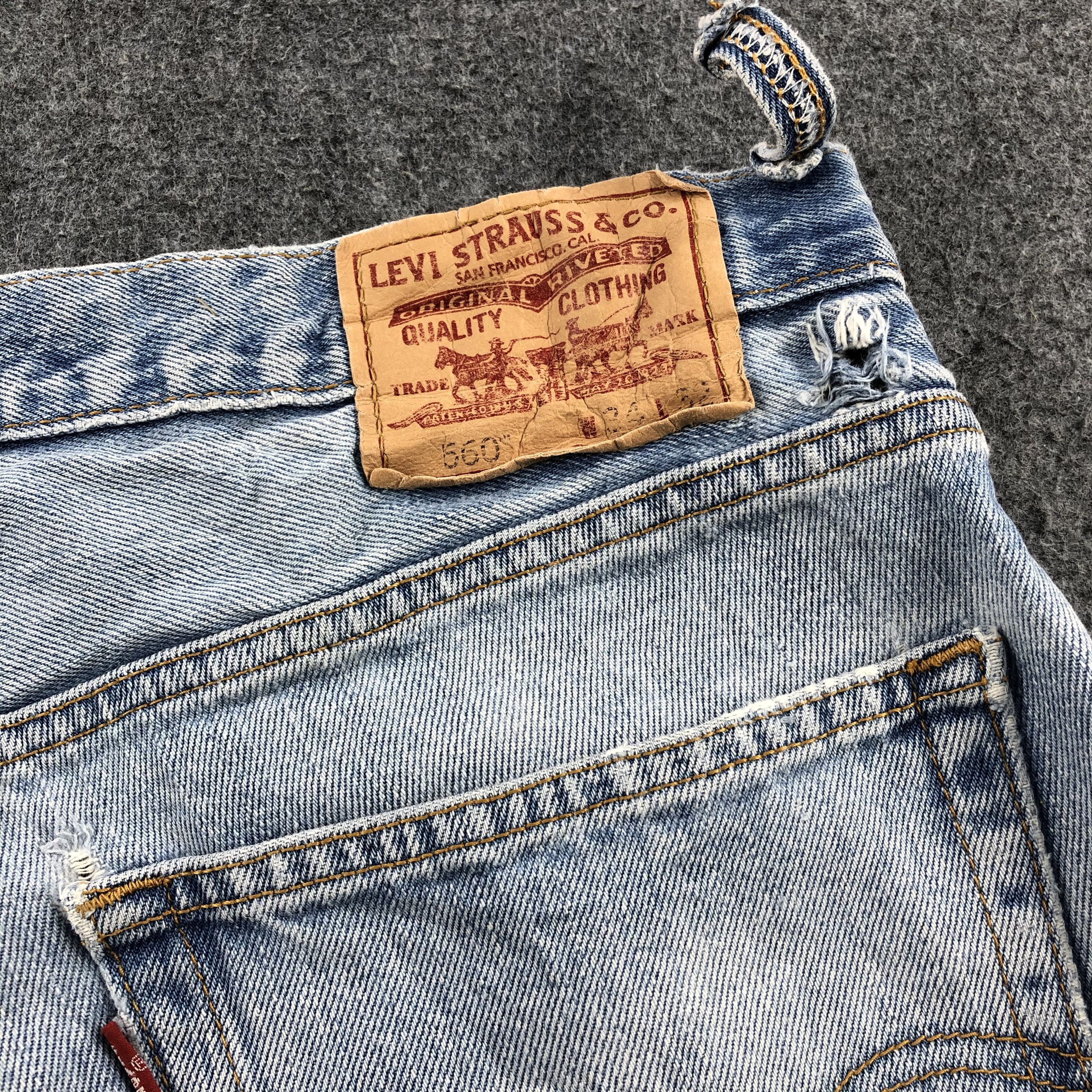 Levi's Vintage Levis 560 Jeans-JM1152 Size US 34 / EU 50 - 6 Thumbnail