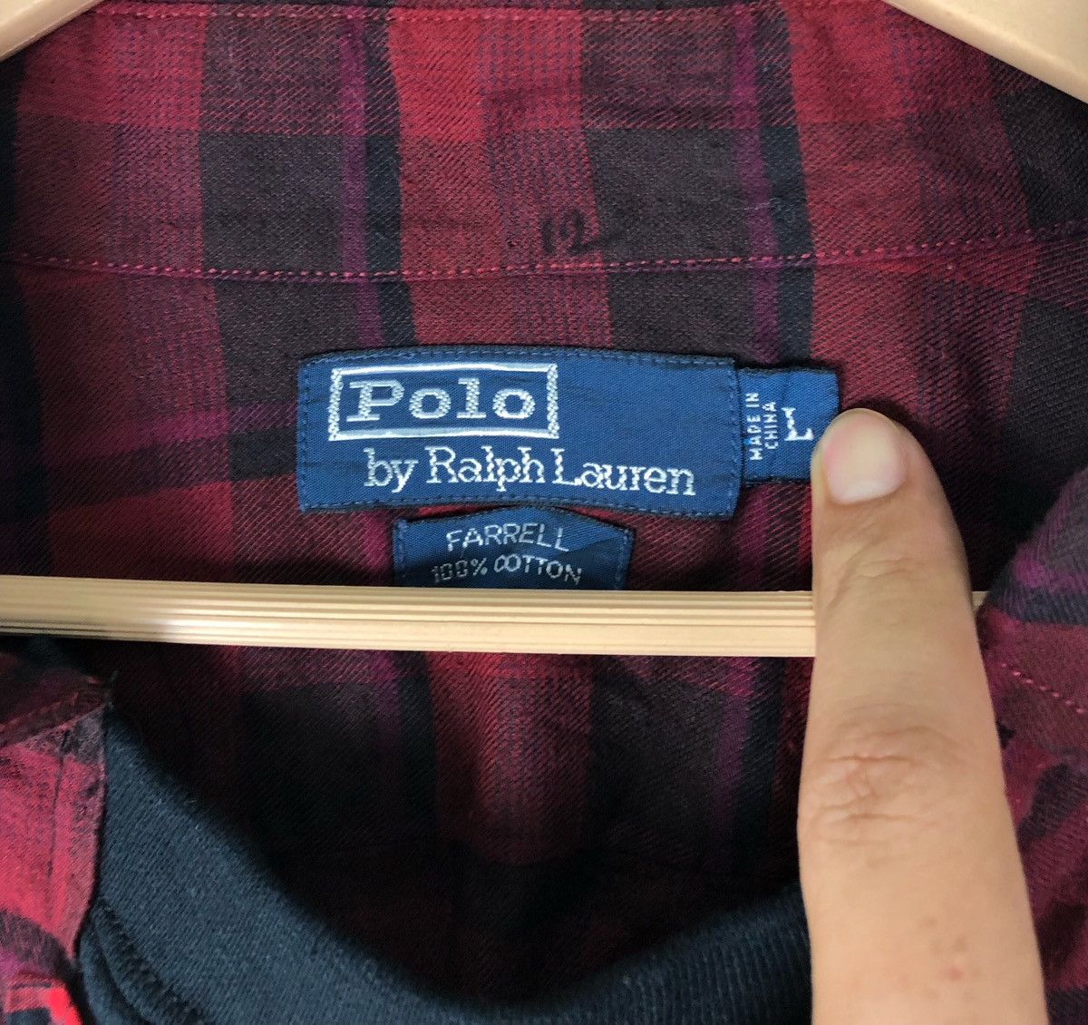 Flannel × Polo Ralph Lauren Rebuild ❗️Reconstructed Polo Ralph Lauren Sweatshirt Flannel Size US XL / EU 56 / 4 - 11 Thumbnail