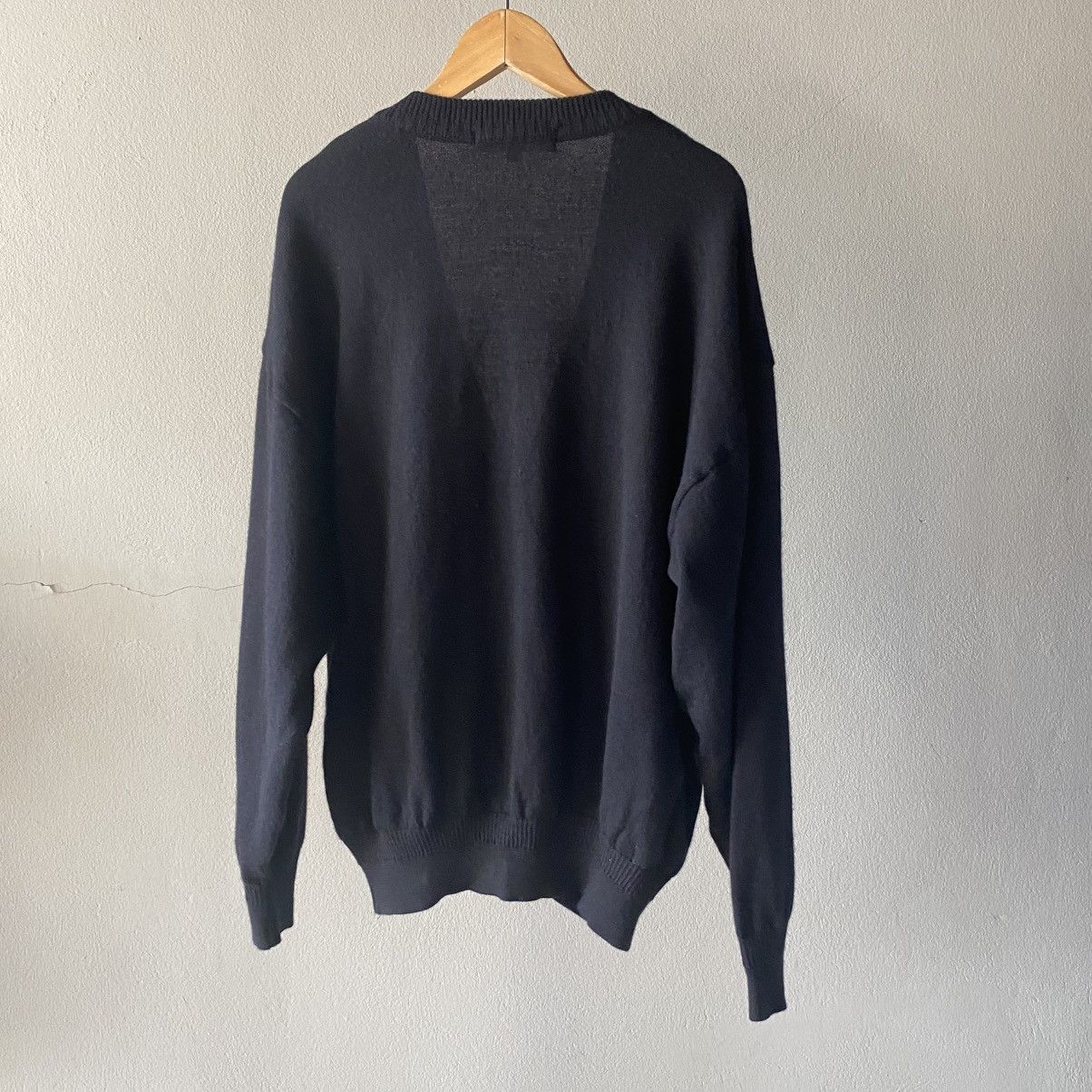 Balenciaga BALENCIAGA Black Logo Knit Cardigan. Size M / US 6-8 / IT 42-44 - 2 Thumbnail