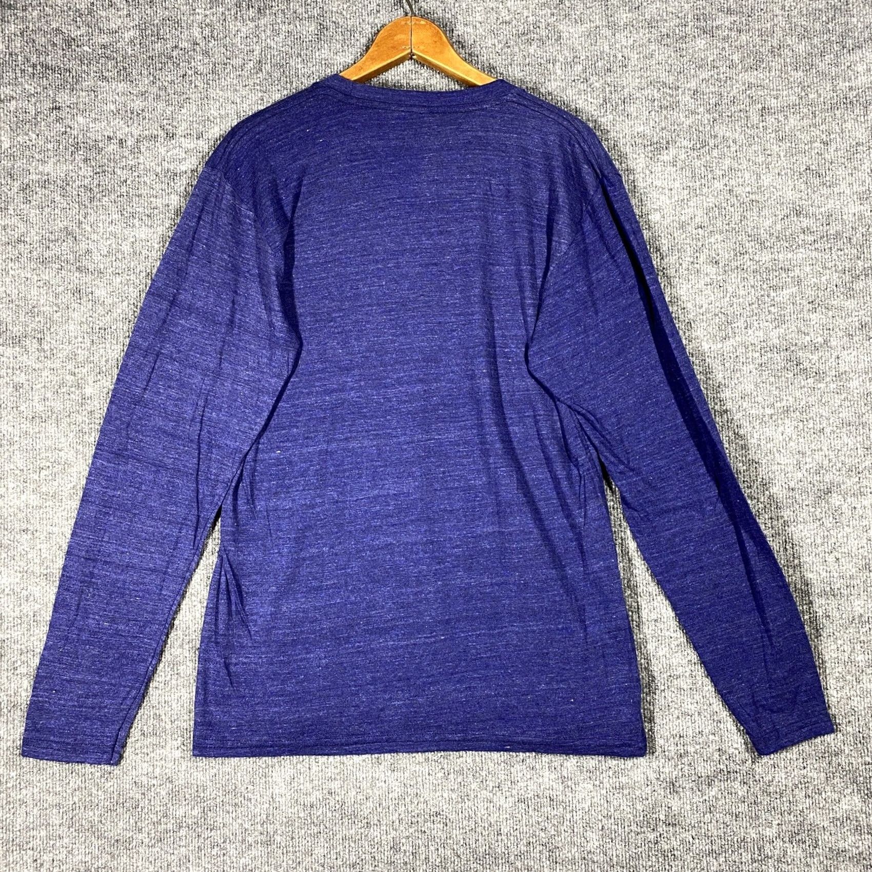 American Apparel Chinati Foundation T Shirt M Donald Judd Marfa Texas Long Sleeve V Neck NWT Blue Size US M / EU 48-50 / 2 - 7 Thumbnail