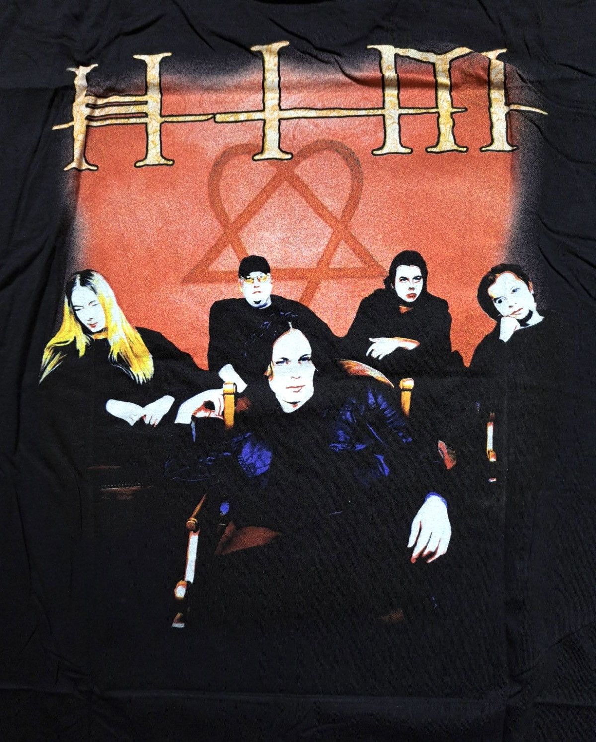 Band Tees HIM x Vintage T-Shirt Size US XL / EU 56 / 4 - 4 Thumbnail