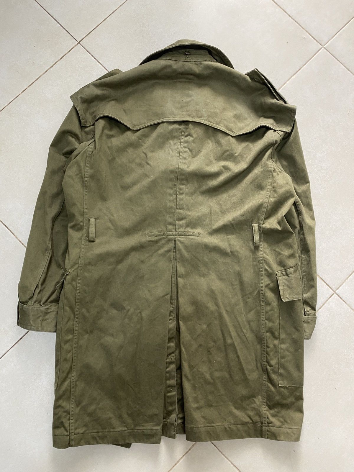 Vintage Vintage 1977 Spanish Army military Trench Coat Olive green Size US L / EU 52-54 / 3 - 2 Thumbnail