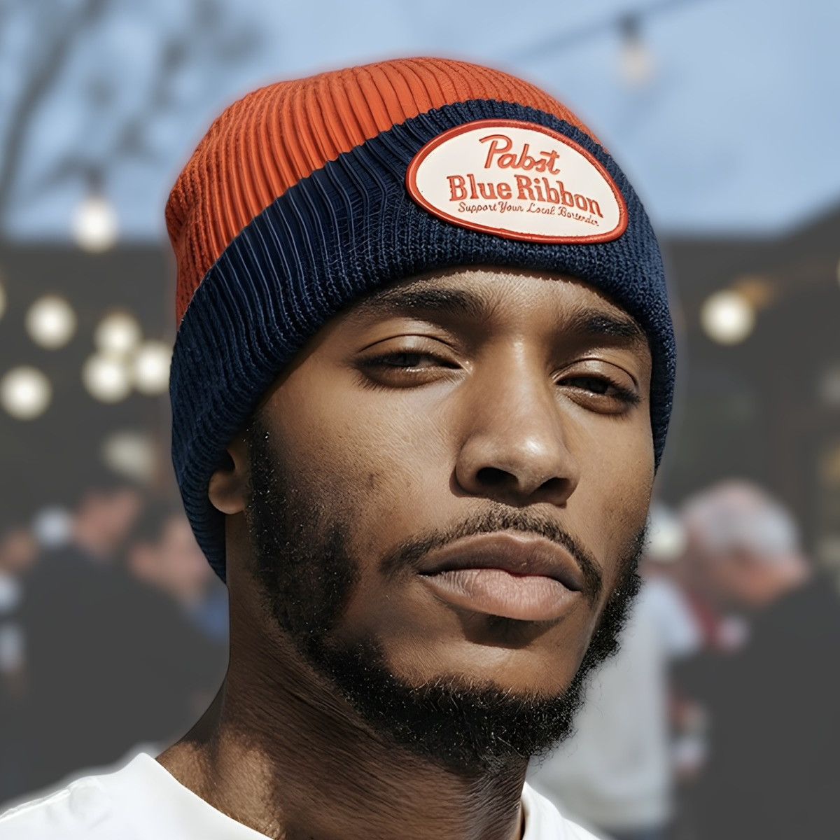 Mad Engine 2 pack Mad Engine Double Ribbon Red Blue Beanies Sz OS Size ONE SIZE - 3 Thumbnail