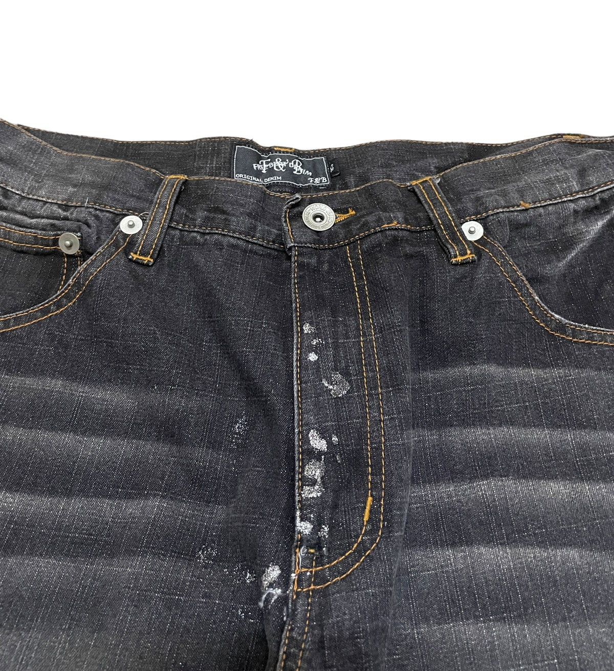 If Six Was Nine Rare Design Vintage Brand Free Brat Flared Jeans 2000s Size US 32 / EU 48 - 11 Thumbnail