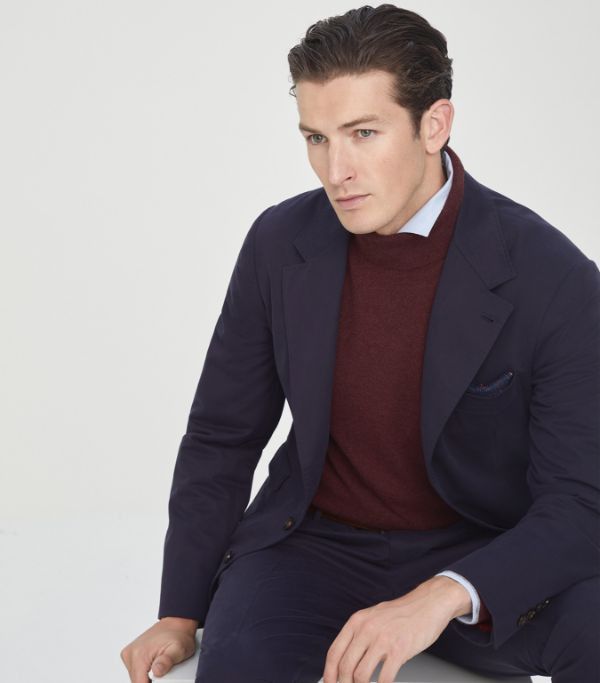 Brunello Cucinelli Jacket in Navy Size US L / EU 52-54 / 3 - 2 Thumbnail