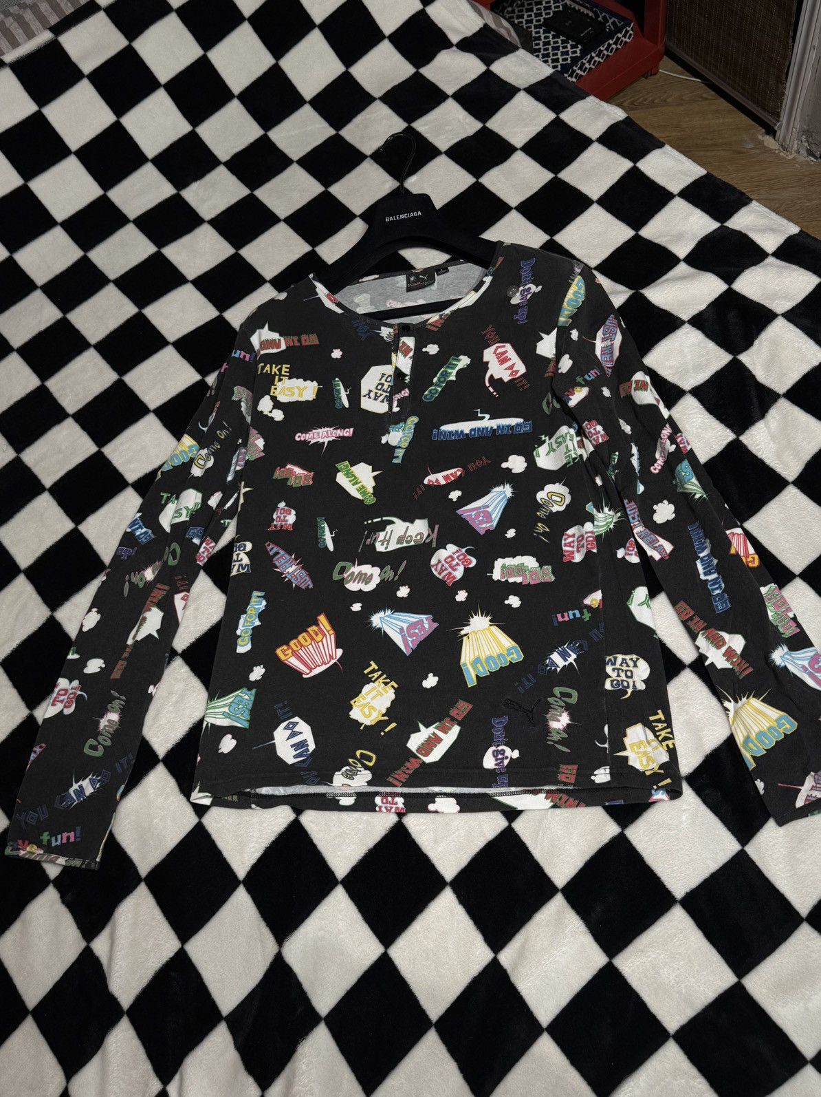 Maison MIHARA YASUHIRO RARE OVERSIZED MIHARA X PUMA LONG SLEEVE TEE Size US S / EU 44-46 / 1 - 1 Thumbnail