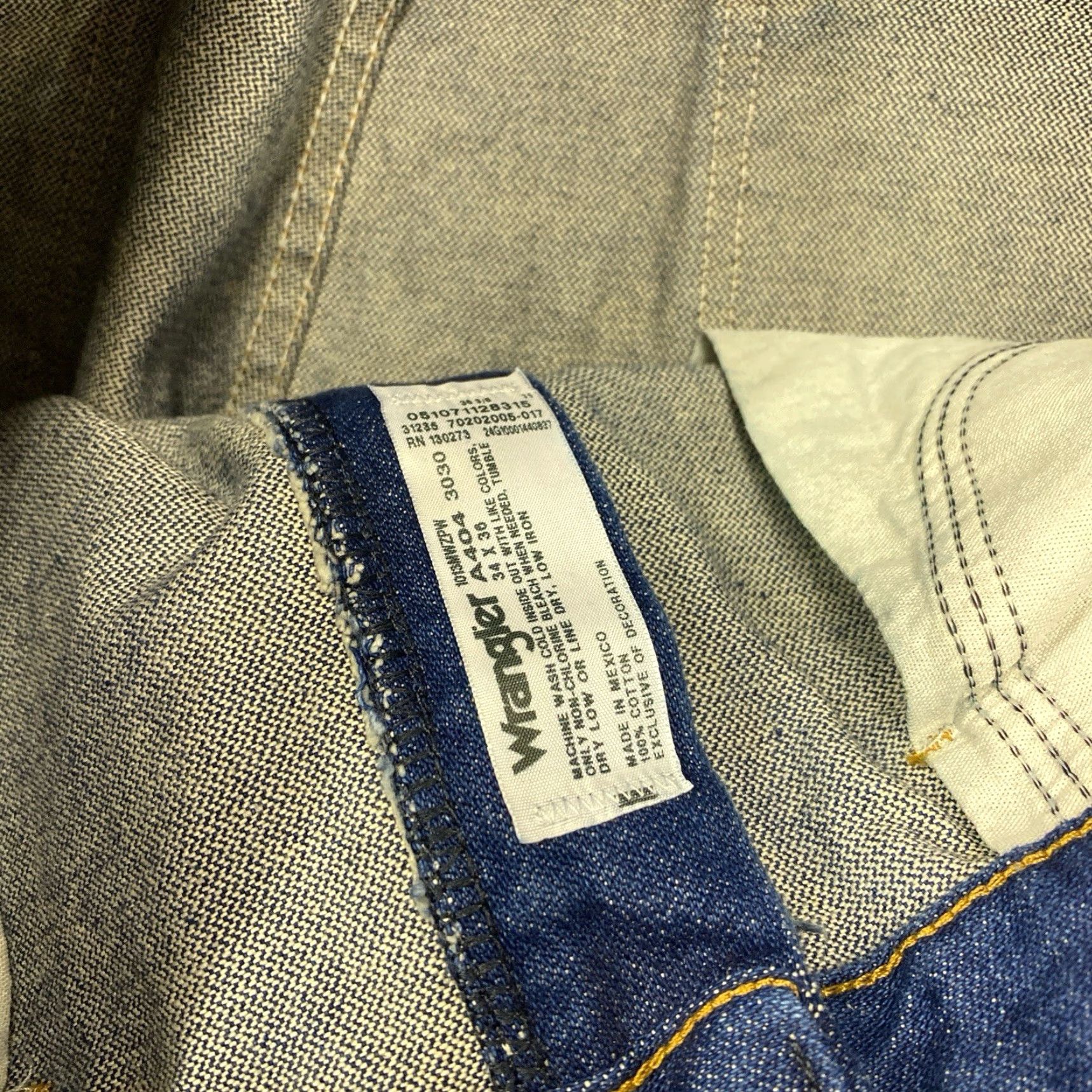 Wrangler Wrangler 13MWZ Cowboy Cut Jeans Mens 34x36 Original Fit Western Pro Rodeo NEW Size US 34 / EU 50 - 2 Thumbnail