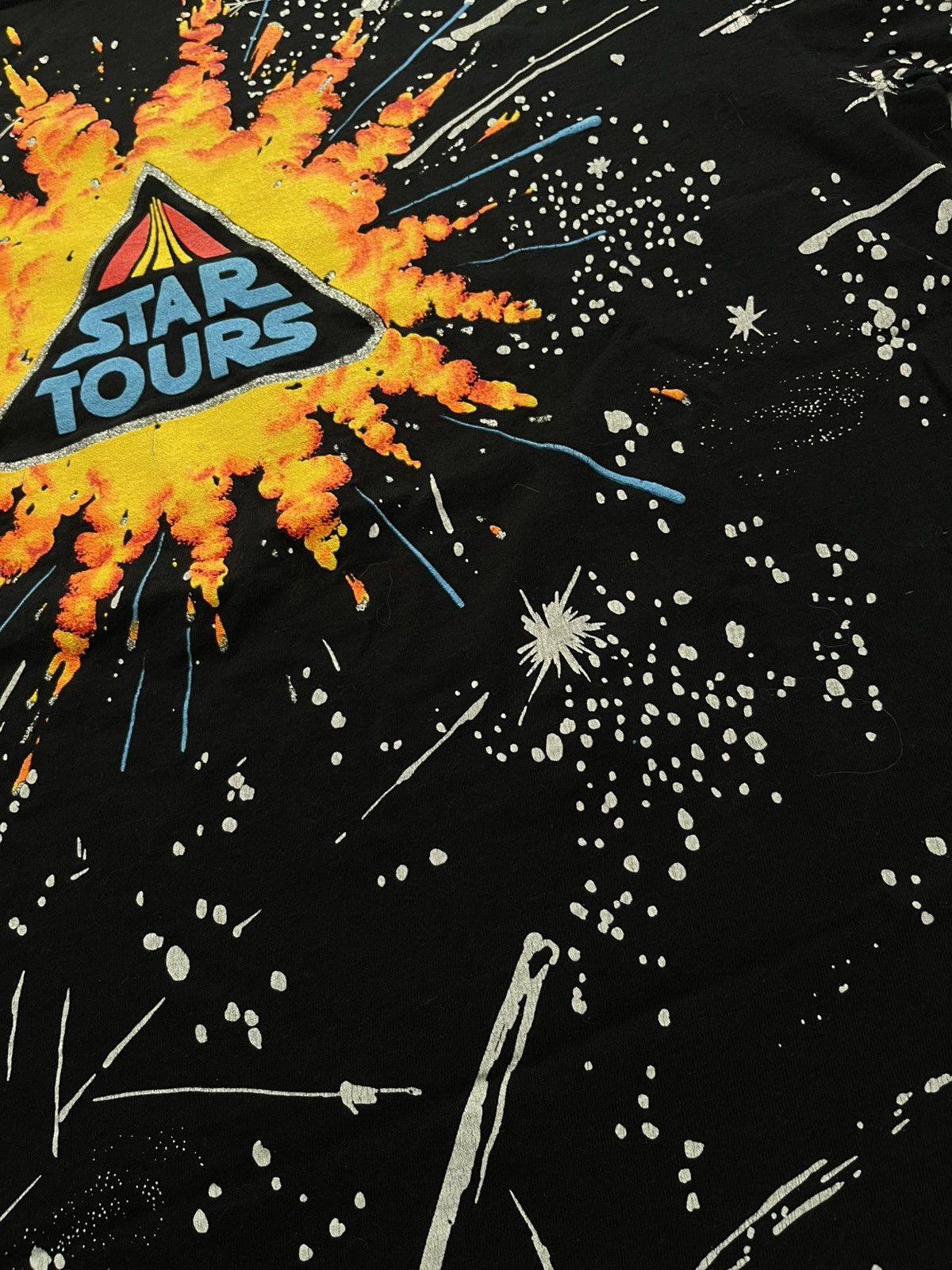 Disney × Star Wars × Vintage Rare Vintage Late 80’s Disneyland Star Tours Tee Y2K Size US XL / EU 56 / 4 - 5 Thumbnail