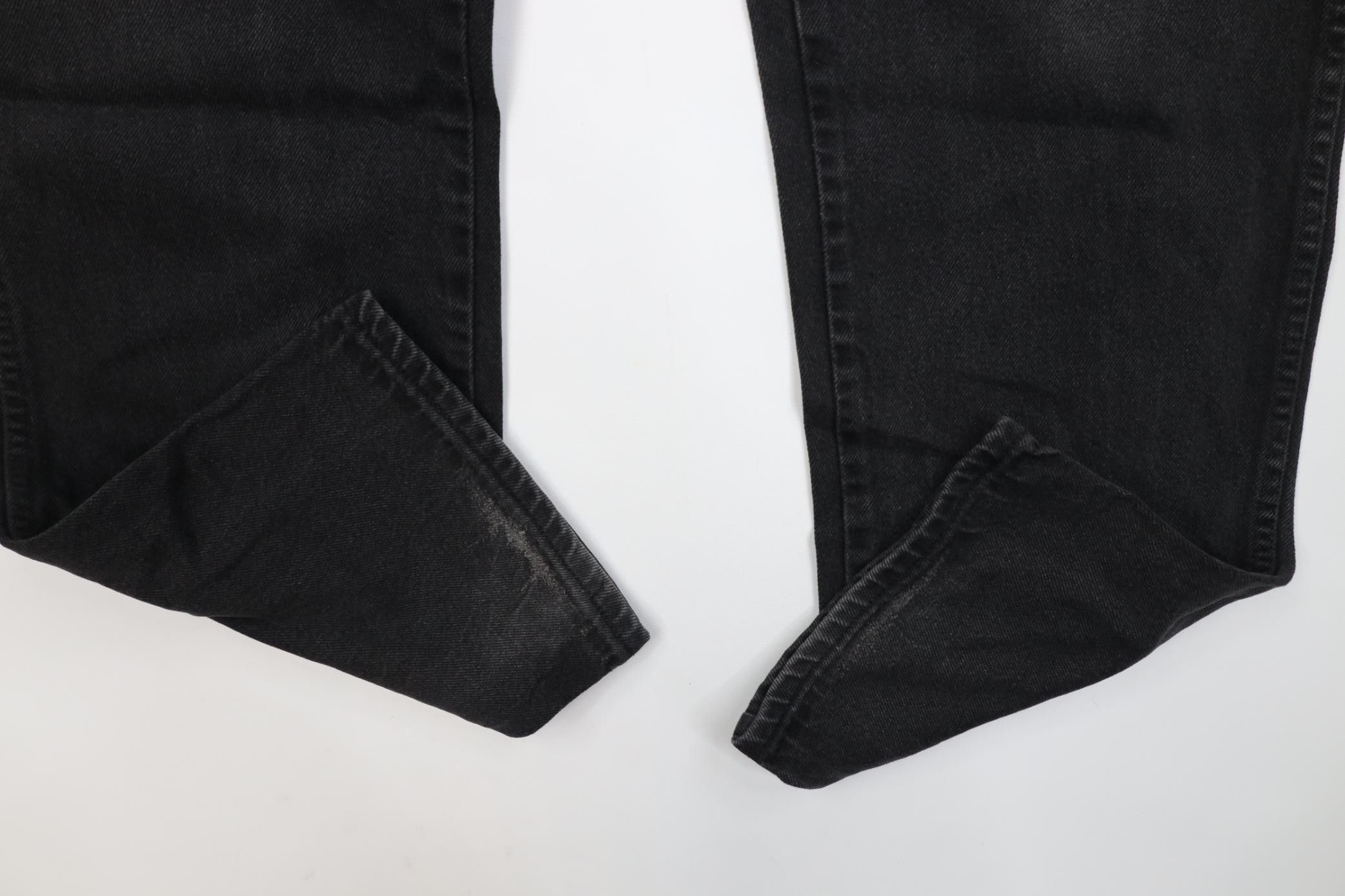 Vintage Vintage 90s Streetwear Straight Leg Denim Jeans Black Cotton Size US 36 / EU 52 - 6 Thumbnail