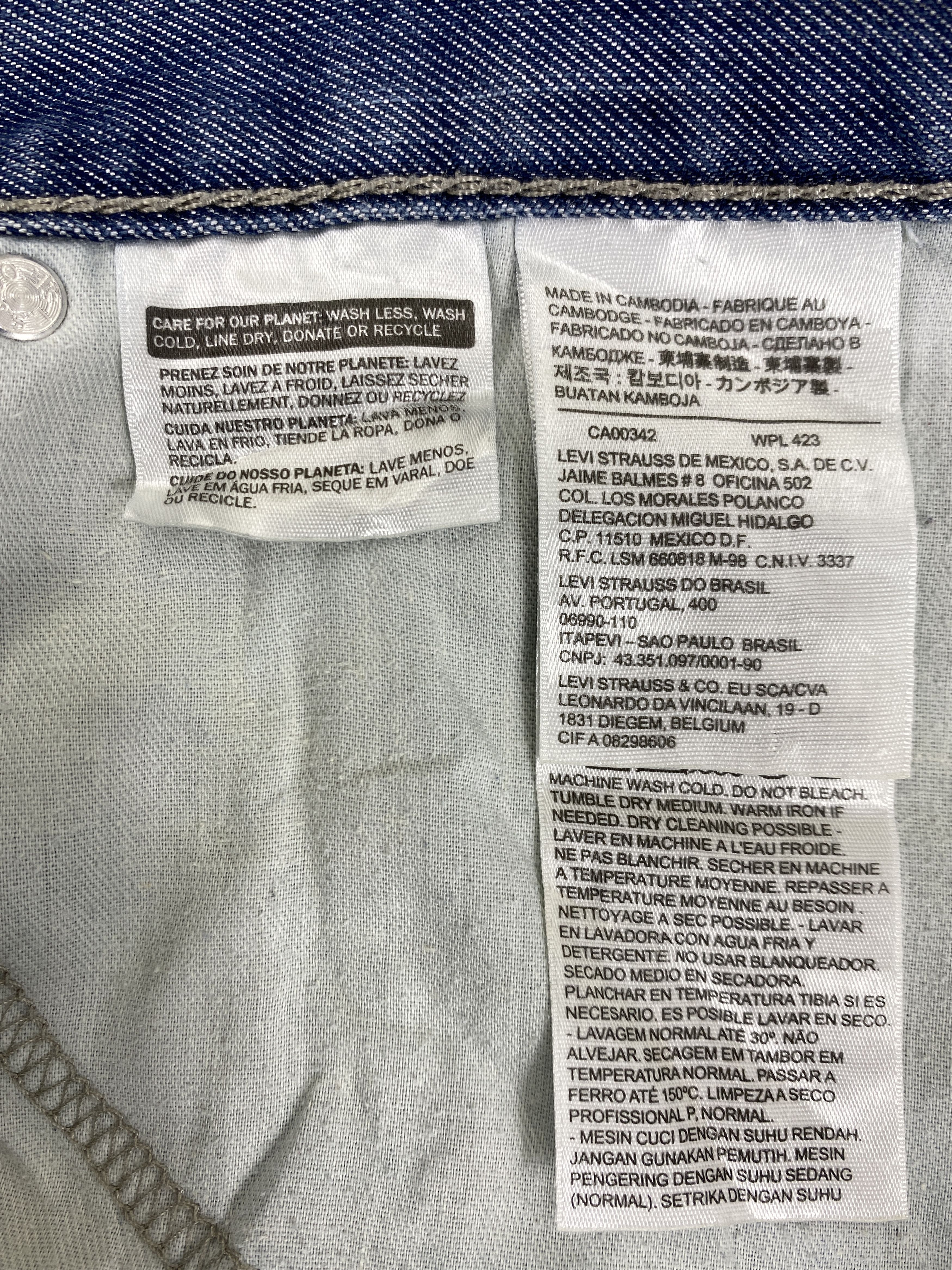 Levi's Blue Vintage Levi's 514 Distressed Denim 38 x 28.5 -JN136 Size US 38 / EU 54 - 9 Thumbnail