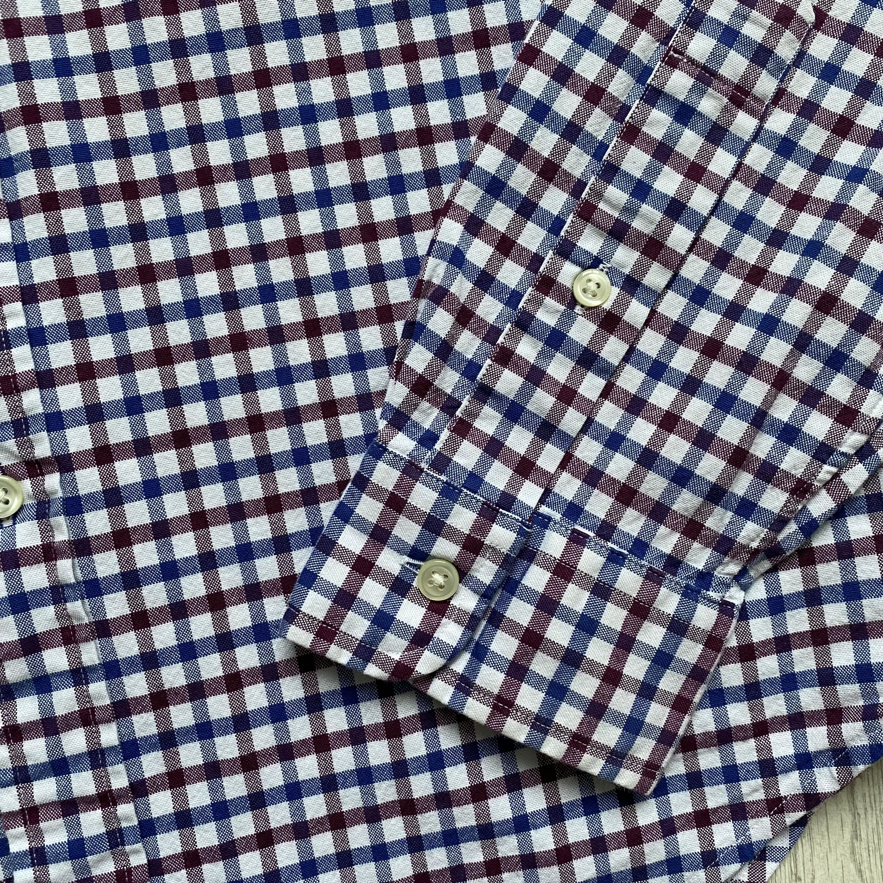 Polo Ralph Lauren 🏇 Oldmoney POLO RALPH LAUREN Flannel Shirt Checked Size US S / EU 44-46 / 1 - 8 Thumbnail