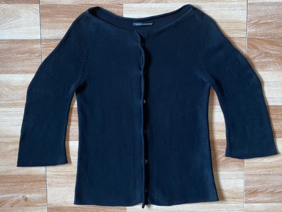 Yohji Yamamoto Y’S YOHJI YAMAMOTO KNIT CARDIGAN SWEATER IN BLACK SIZE 3 Size S / US 4 / IT 40 - 1 Thumbnail
