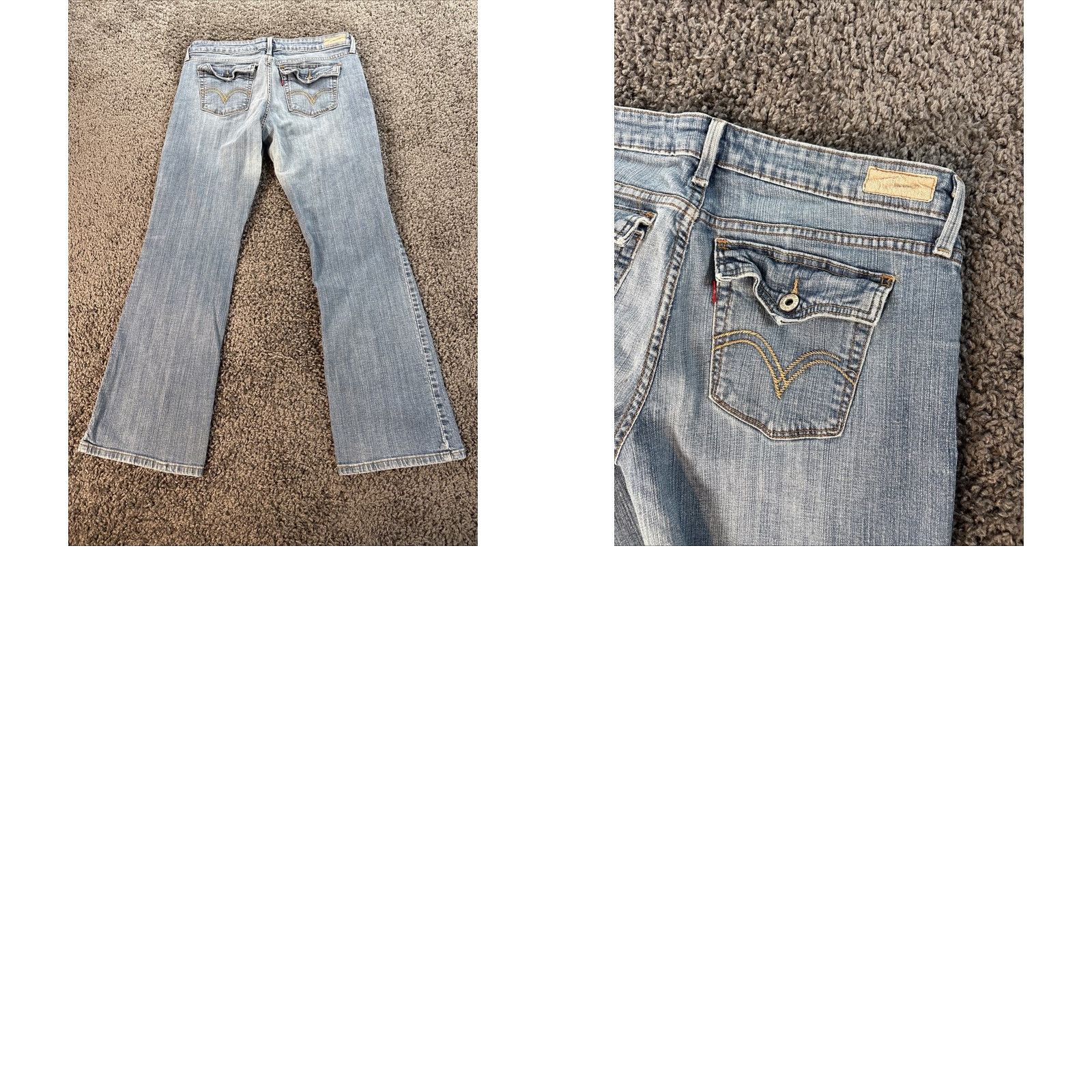 Levi's VINTAGE Levi’s 545 Superlow Stretch Womens Jeans 34x30 Bootcut Medium Wash Low Rise Denim 5-Pocket Levi’s 500 Series Mens? Womens Size 24" / US 00 / IT 34 - 8 Thumbnail