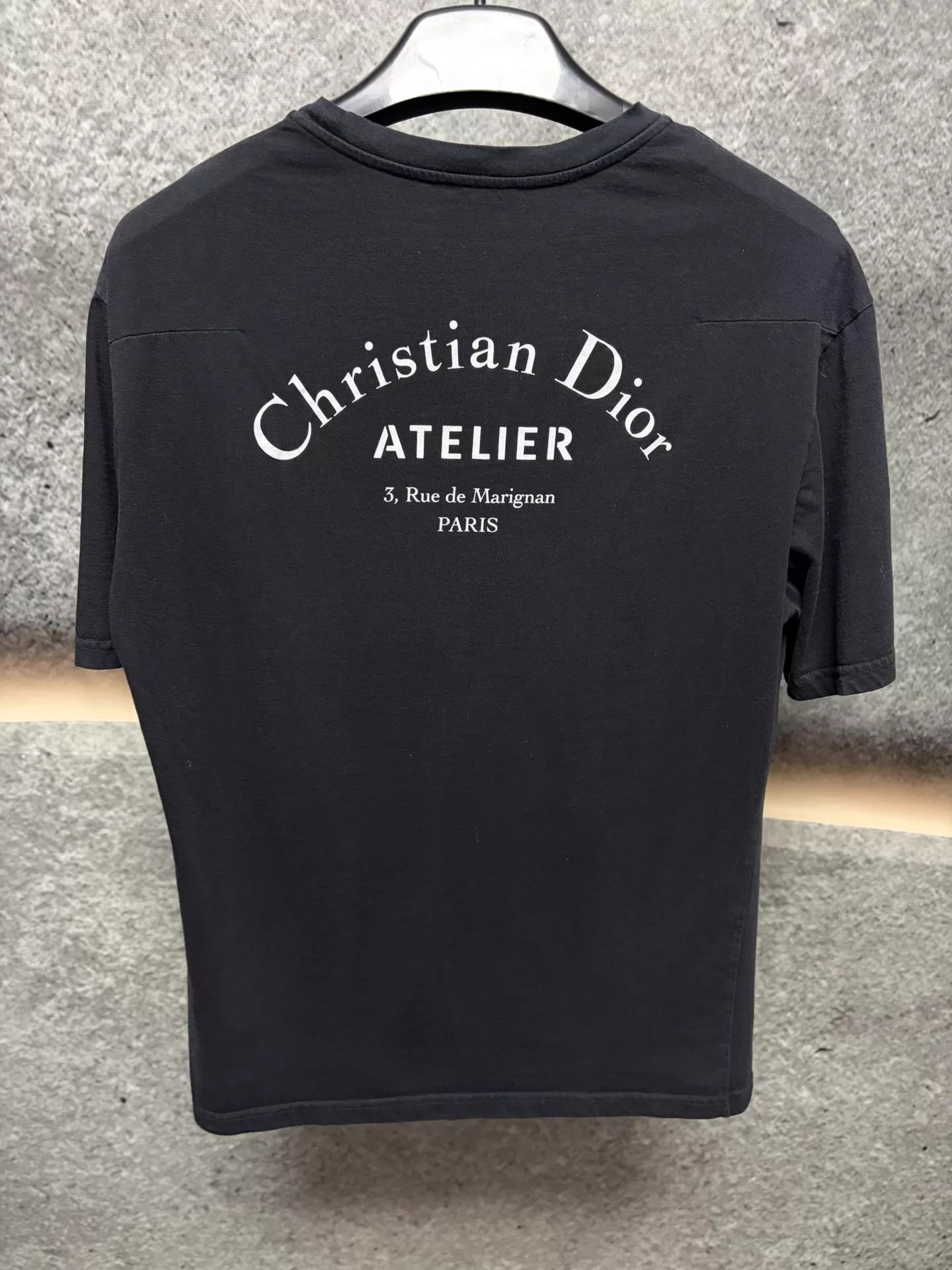Dior Dior Black Logo Short Sleeve T-Shirt Unisex S Size S / US 4 / IT 40 - 2 Thumbnail
