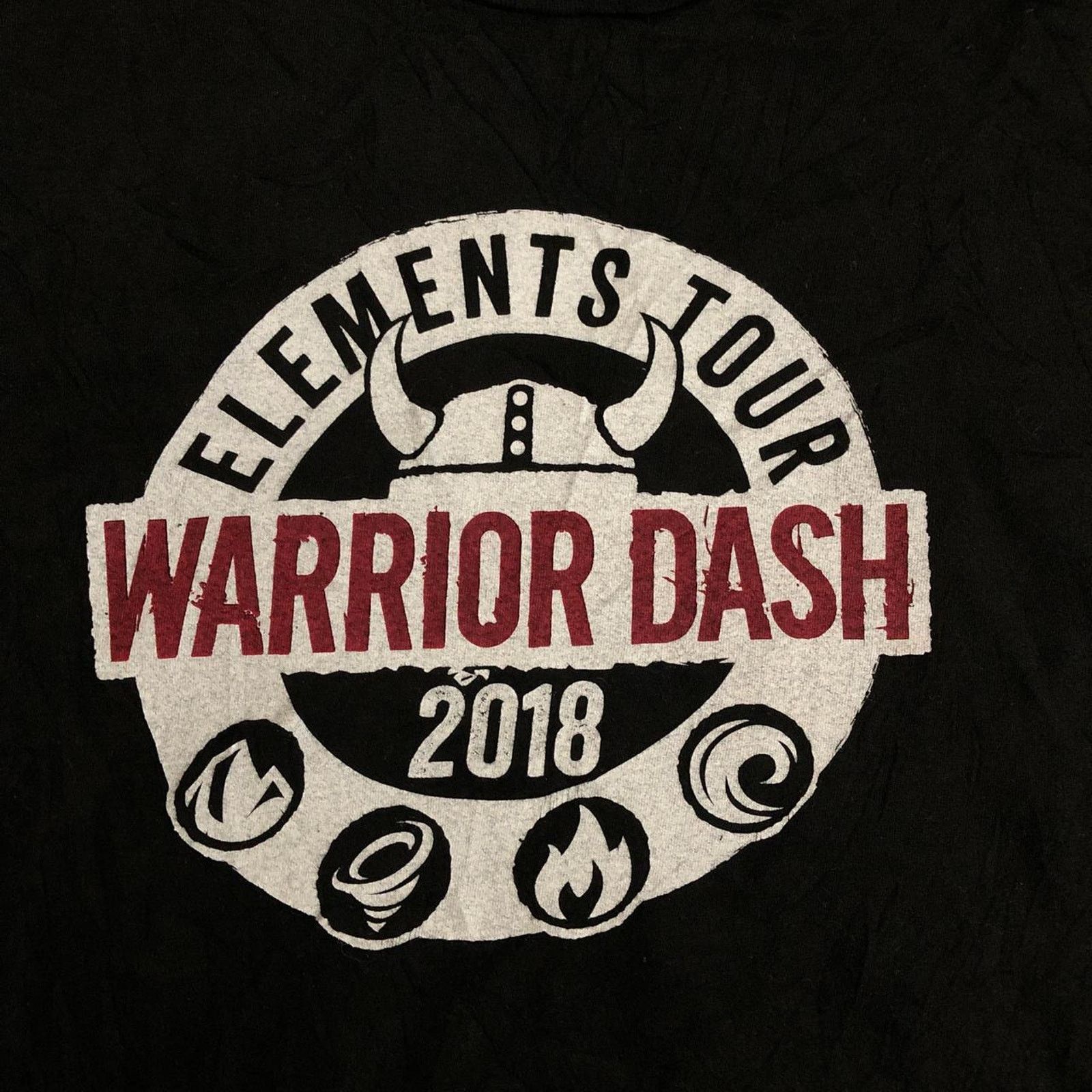 Other Men’s Black ‘Warrior Dash’ 2018 Elements Tour Graphic Tee Size US M / EU 48-50 / 2 - 3 Thumbnail