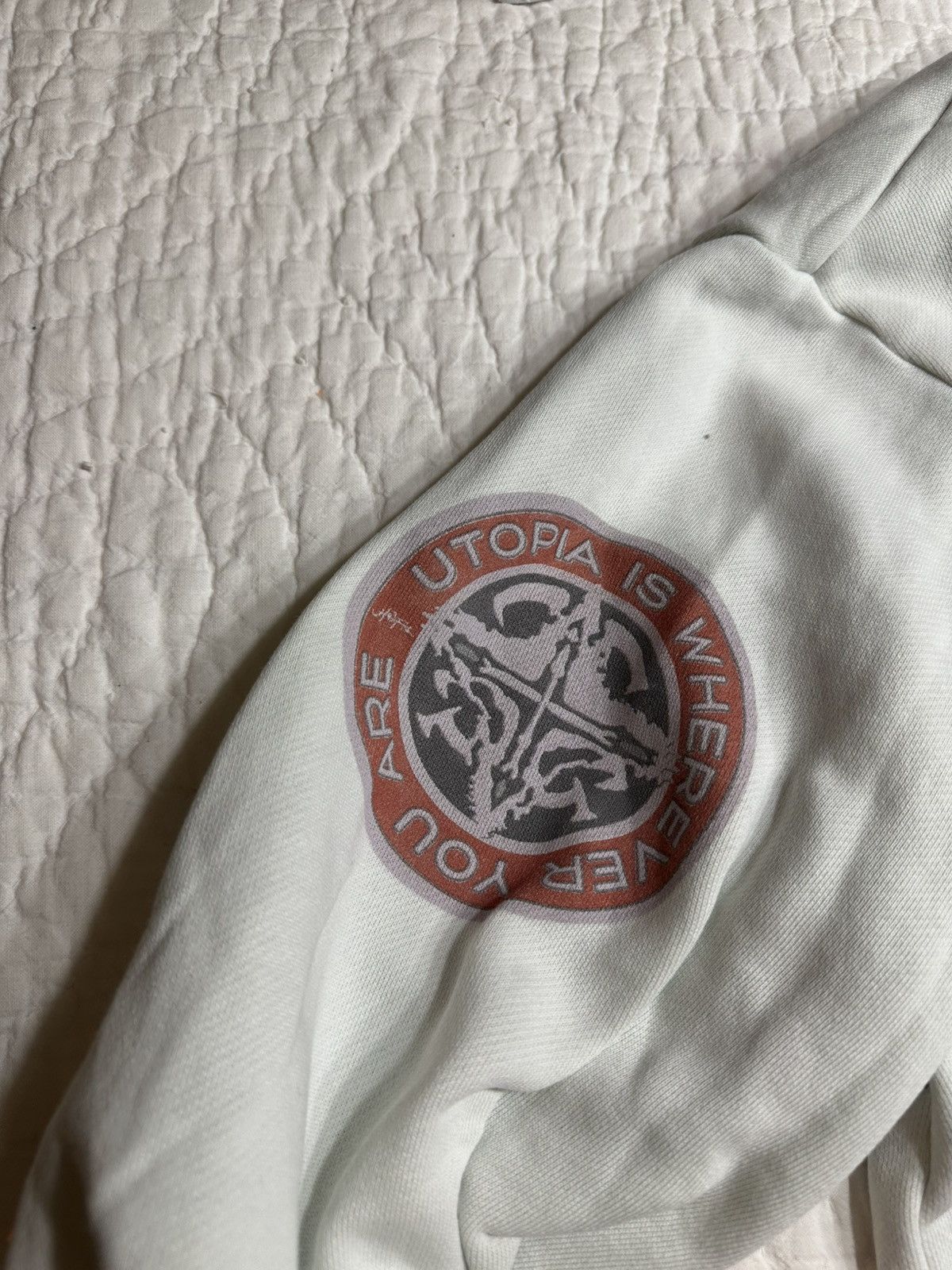 Travis Scott TRAVIS SCOTT UTOPIA TOUR UNFINISHED SAMPLE HOODIE- 2XL Size US XXL / EU 58 / 5 - 5 Thumbnail