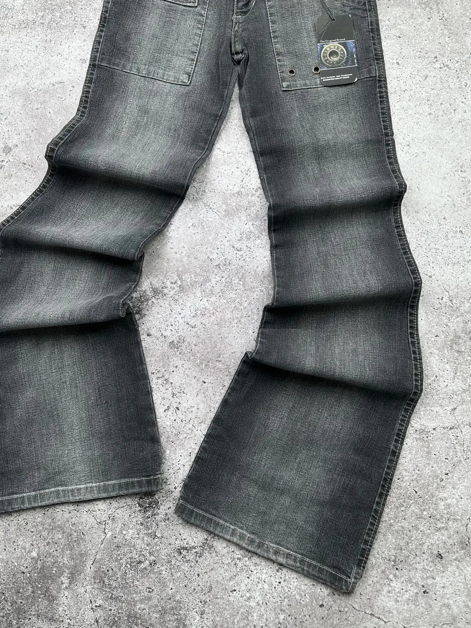 Japanese Brand Vintage Faded Flare Jeans C212(V561) Size 25" / US 0 / IT 36 - 4 Thumbnail