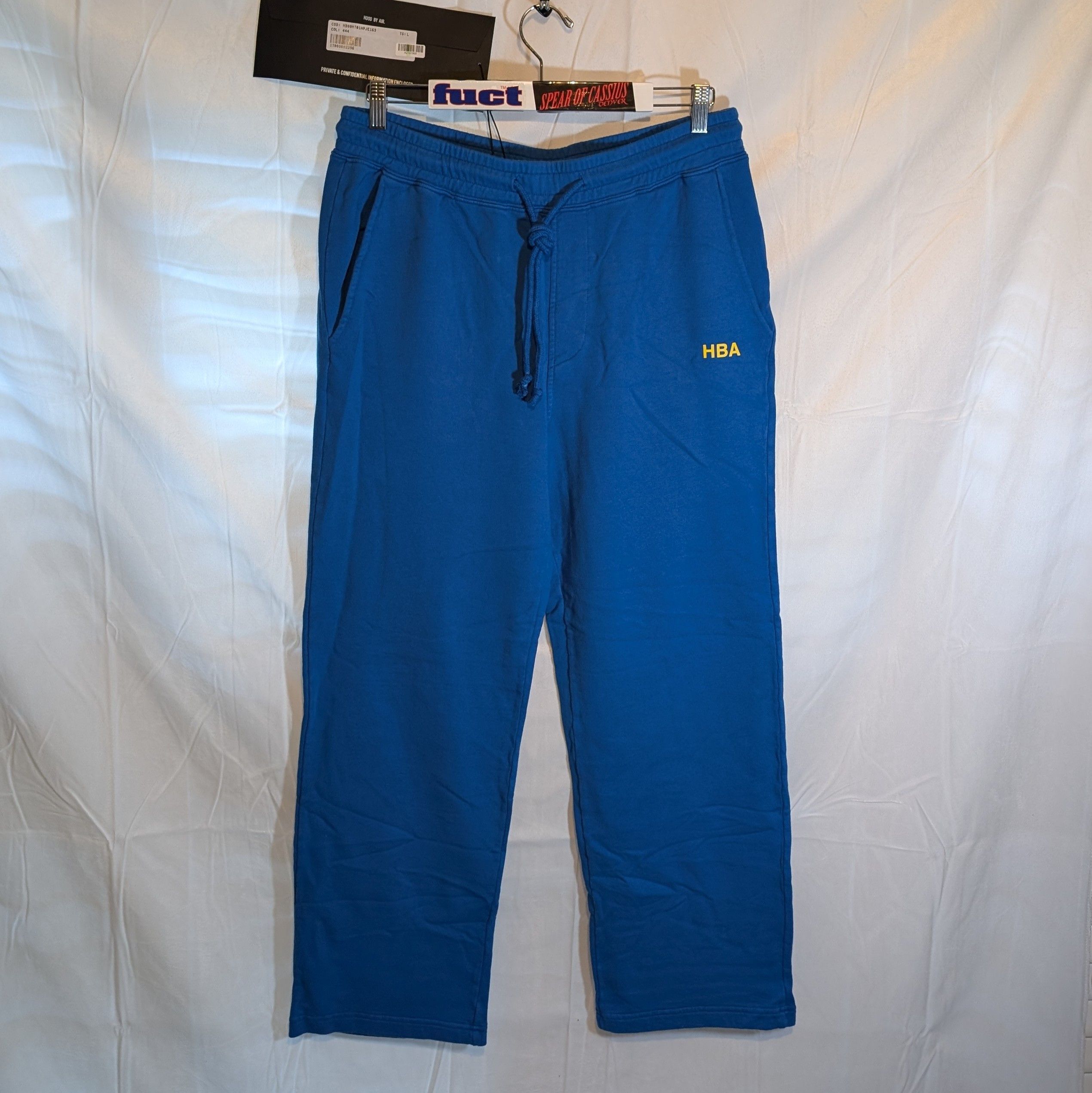 Hood By Air HBA Logo Sweatpants Size US 34 / EU 50 - 1 Thumbnail