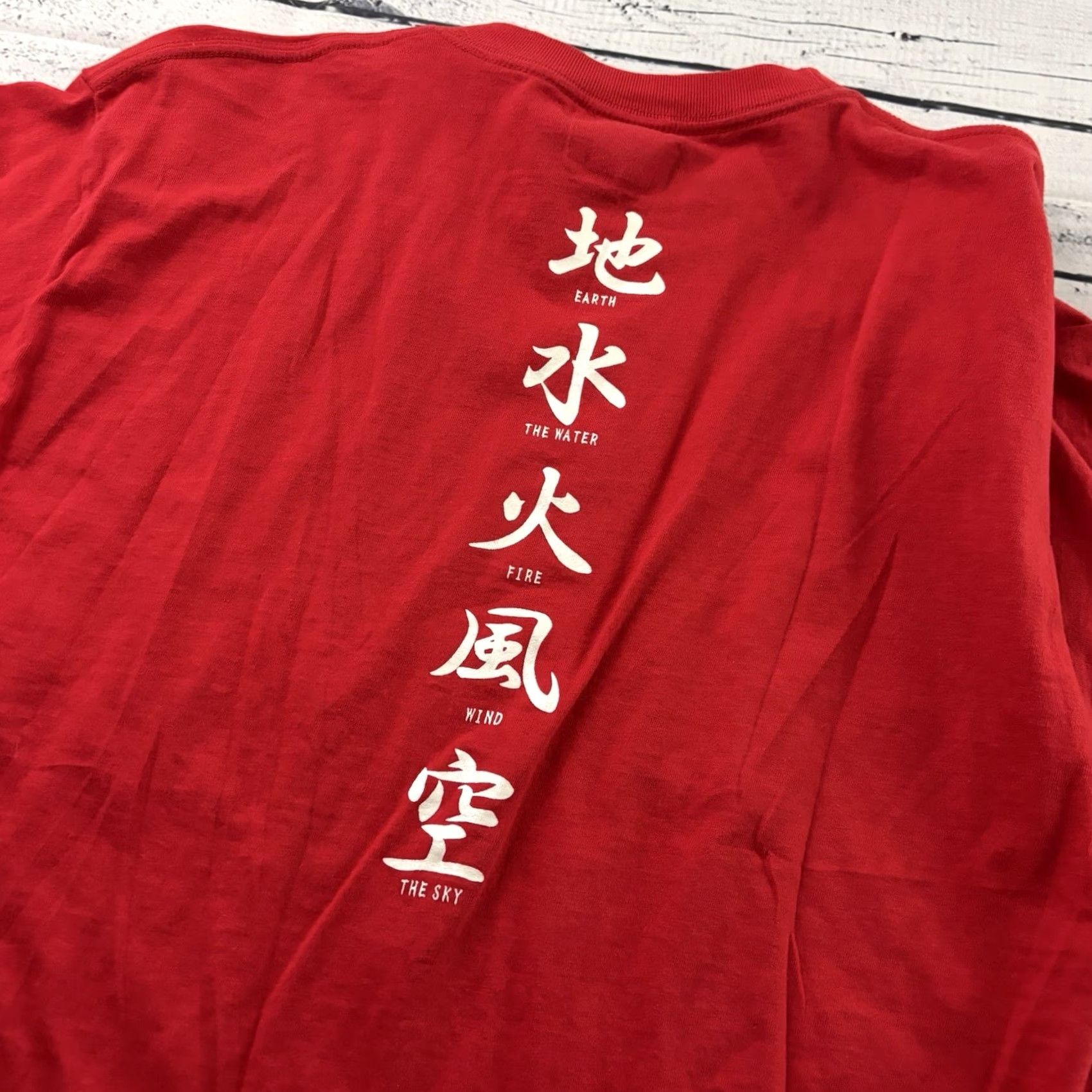 Vintage Kimono Japan The Samurai Spirits Short Sleeve T Shirt Red Mens L Size US L / EU 52-54 / 3 - 5 Thumbnail