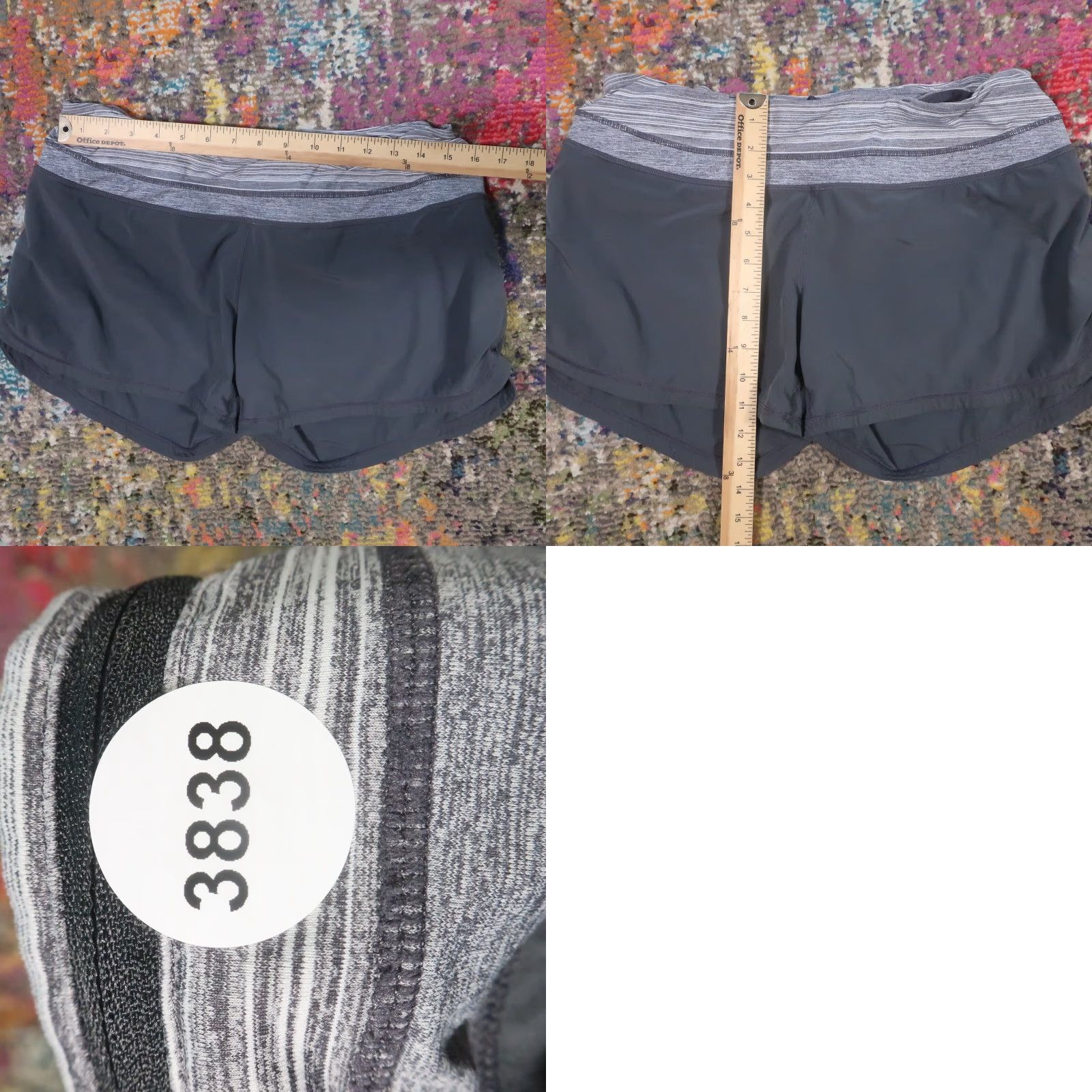 Lululemon Lululemon Speed Shorts Womens 10 Gray Lined Running Performance Zip Pocket Athletic Activewear Modern 10 Womens Size 32" / US 10 / IT 46 - 8 Thumbnail