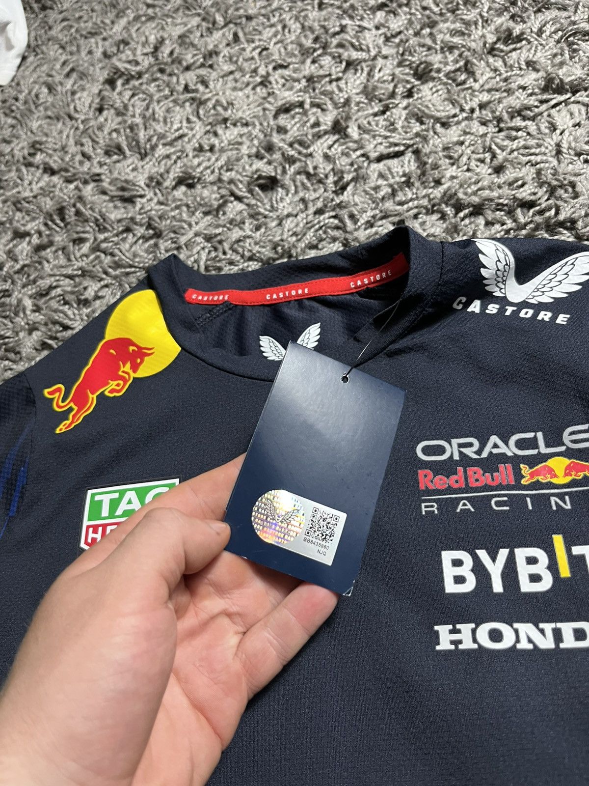 Red Bull REDBULL RACING CASTORE SOCCER POLYESTER T-SHIRT WITH TAGS Size S / US 4 / IT 40 - 3 Thumbnail