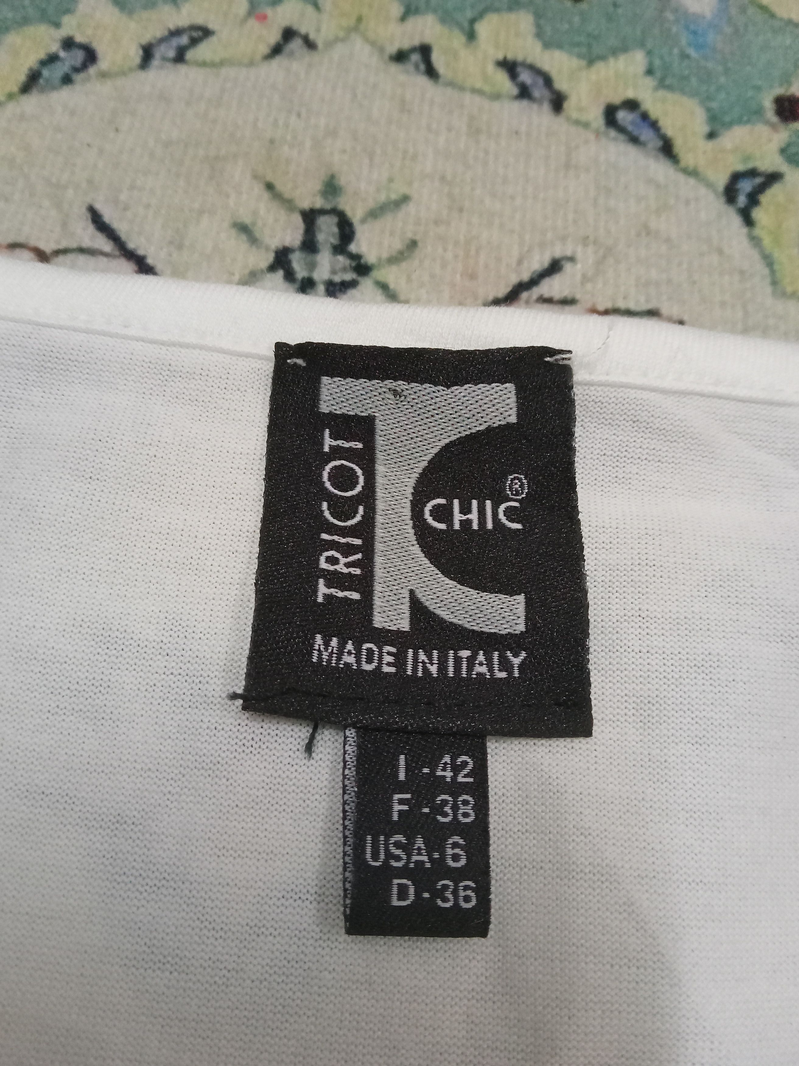 Designer Tricot Chic T Shirt Size XS / US 0-2 / IT 36-38 - 2 Thumbnail