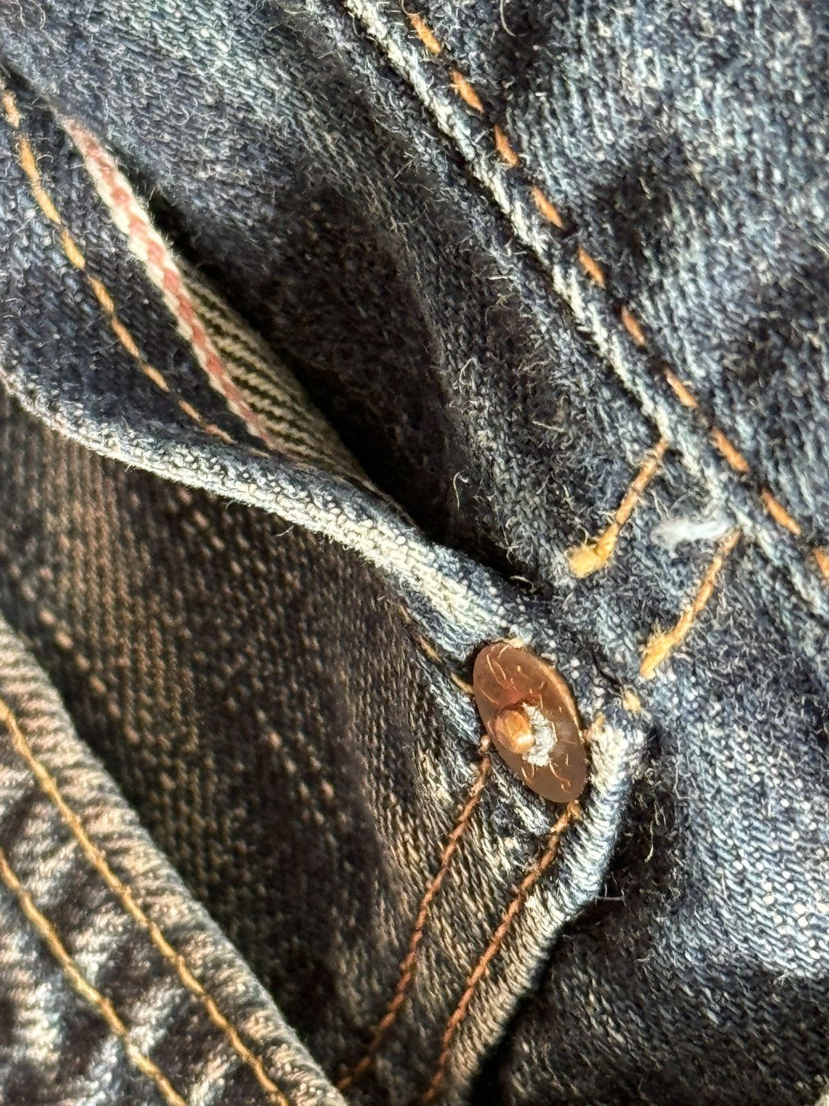 Sugar Cane Sugar Cane Denim Lot.2014 hidden rivet selvedge denim Size US 30 / EU 46 - 6 Thumbnail