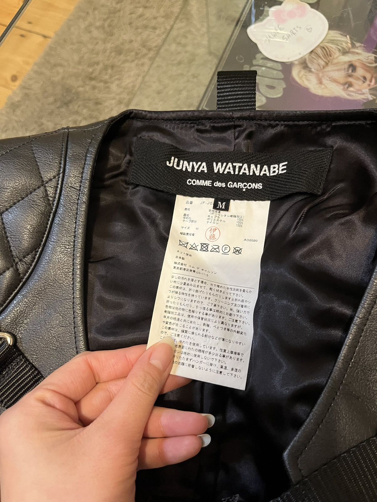 Comme des Garcons × Junya Watanabe CDG Junya Watanabe cropped leather jacket Size M / US 6-8 / IT 42-44 - 14 Thumbnail