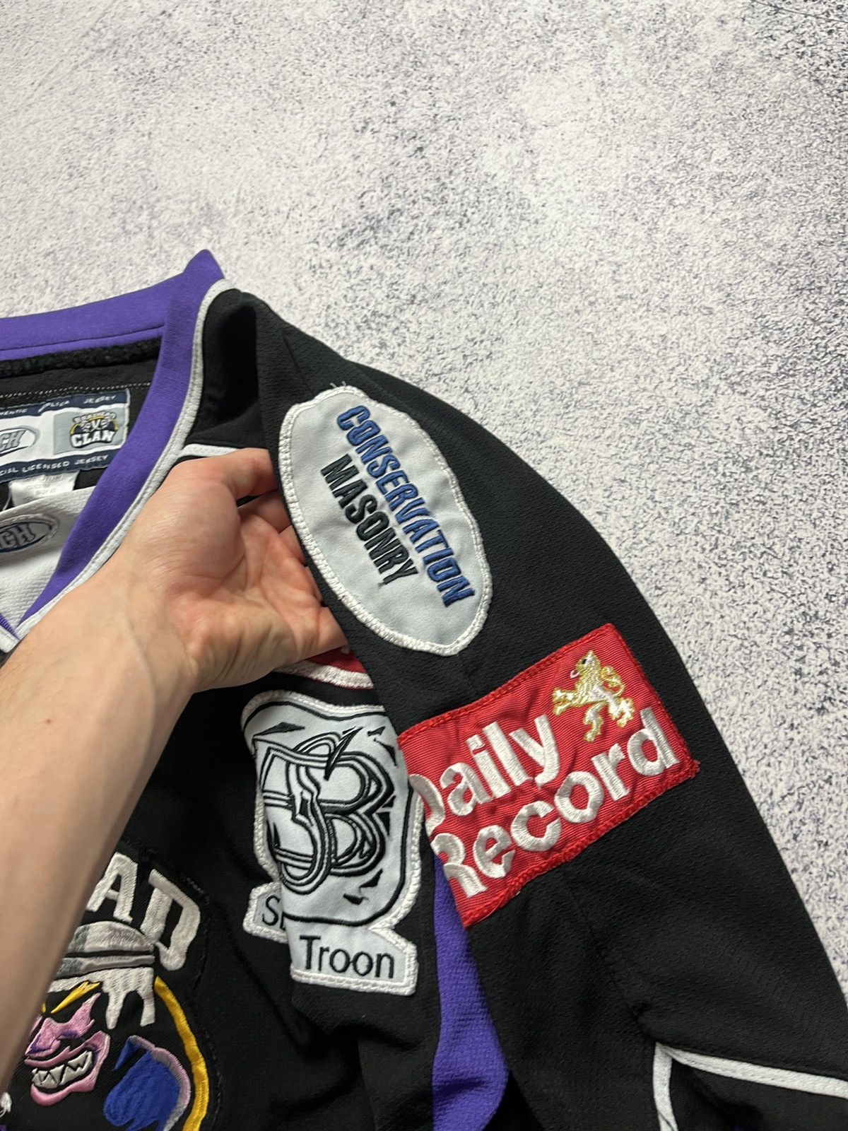 NHL Braehead Glasgow Clan EIHL Ice Hockey Jersey Haywood #11 Size US M / EU 48-50 / 2 - 6 Thumbnail