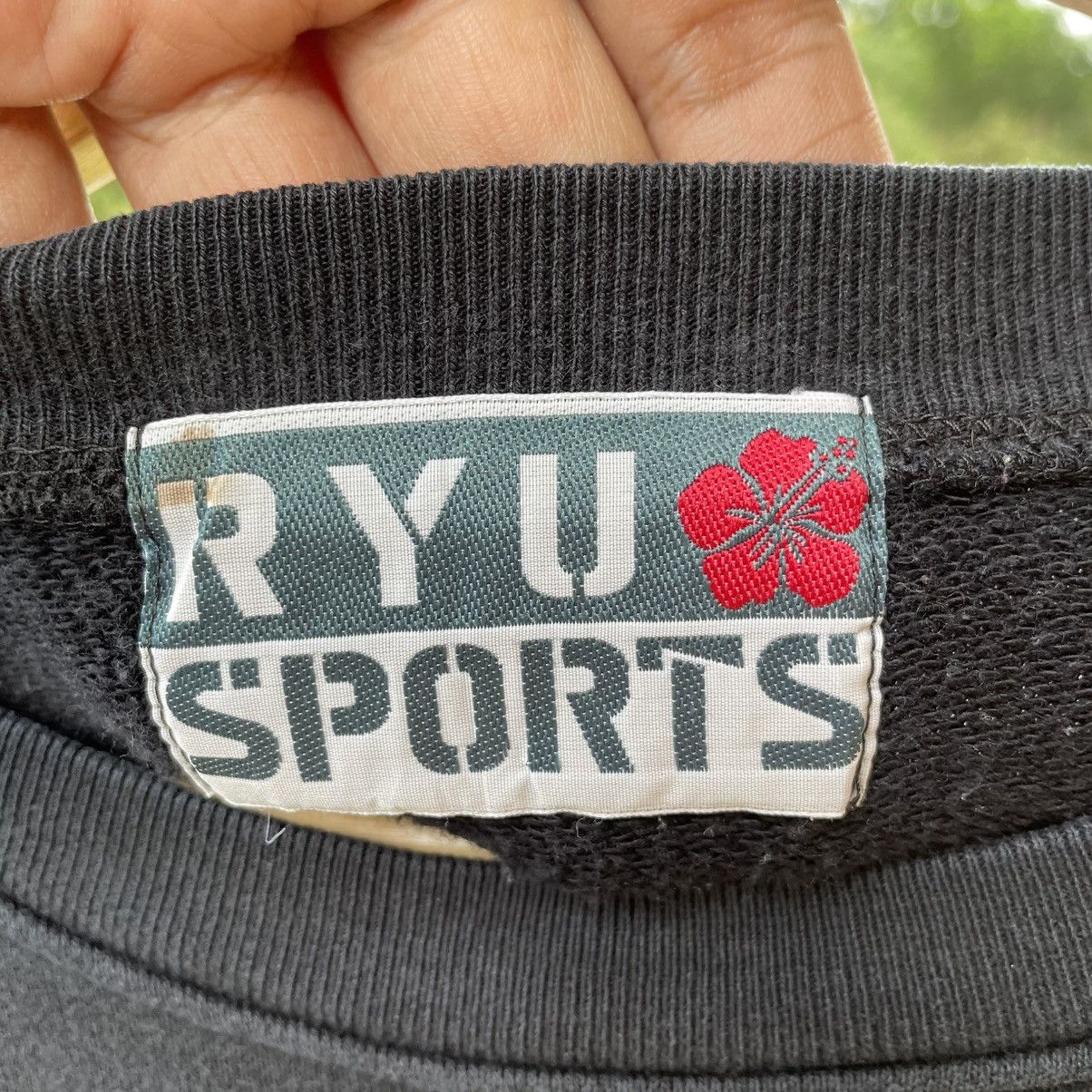 Japanese Brand 🔥🇯🇵Ryu Sports Shore Breeze Japan Big Logo Boxy Sweatshirts Size US M / EU 48-50 / 2 - 12 Thumbnail