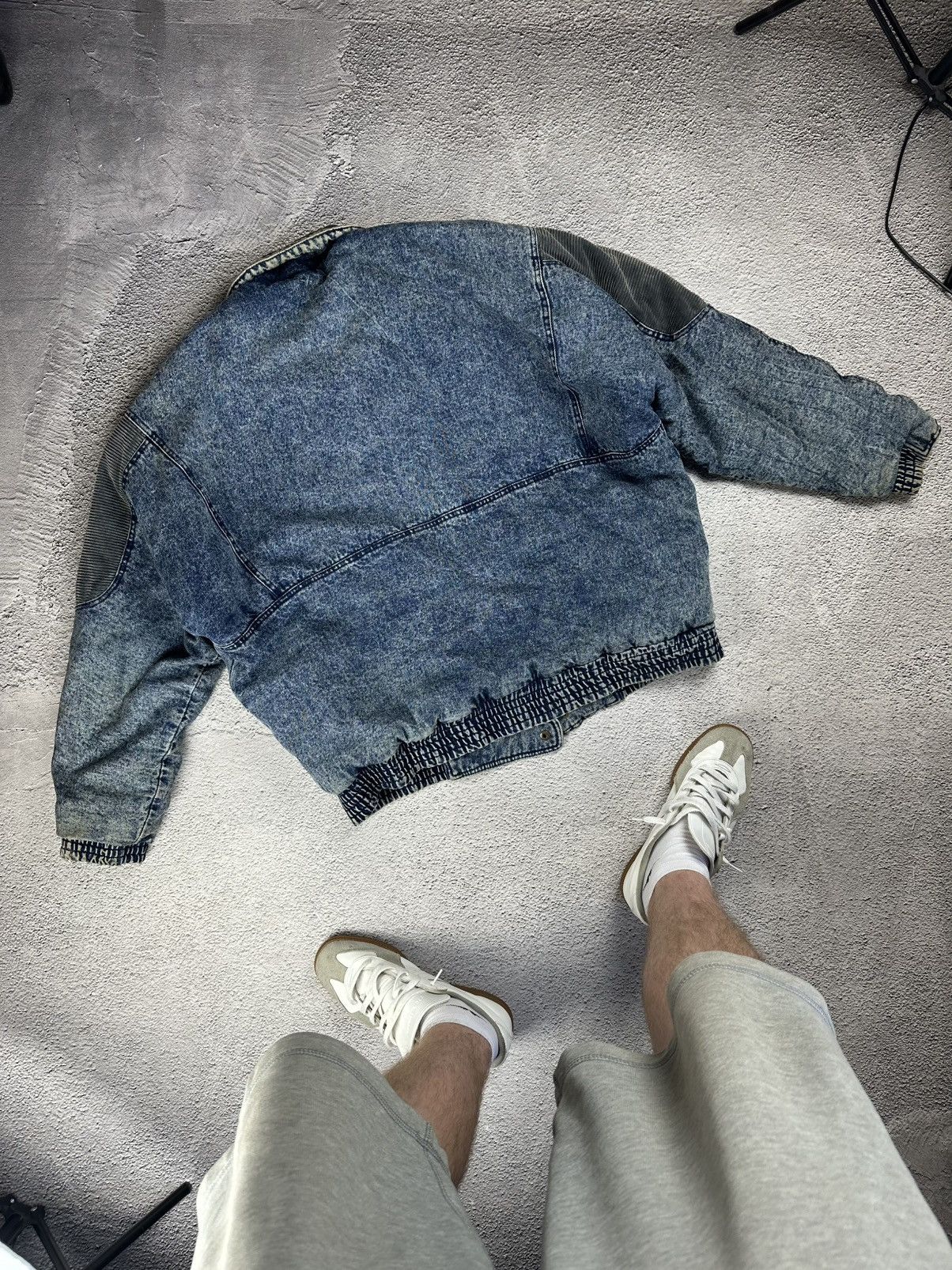 If Six Was Nine Vintage In Crowd Denim Jacket 90s Hip Hop Style Faded Japan Size US XL / EU 56 / 4 - 3 Thumbnail