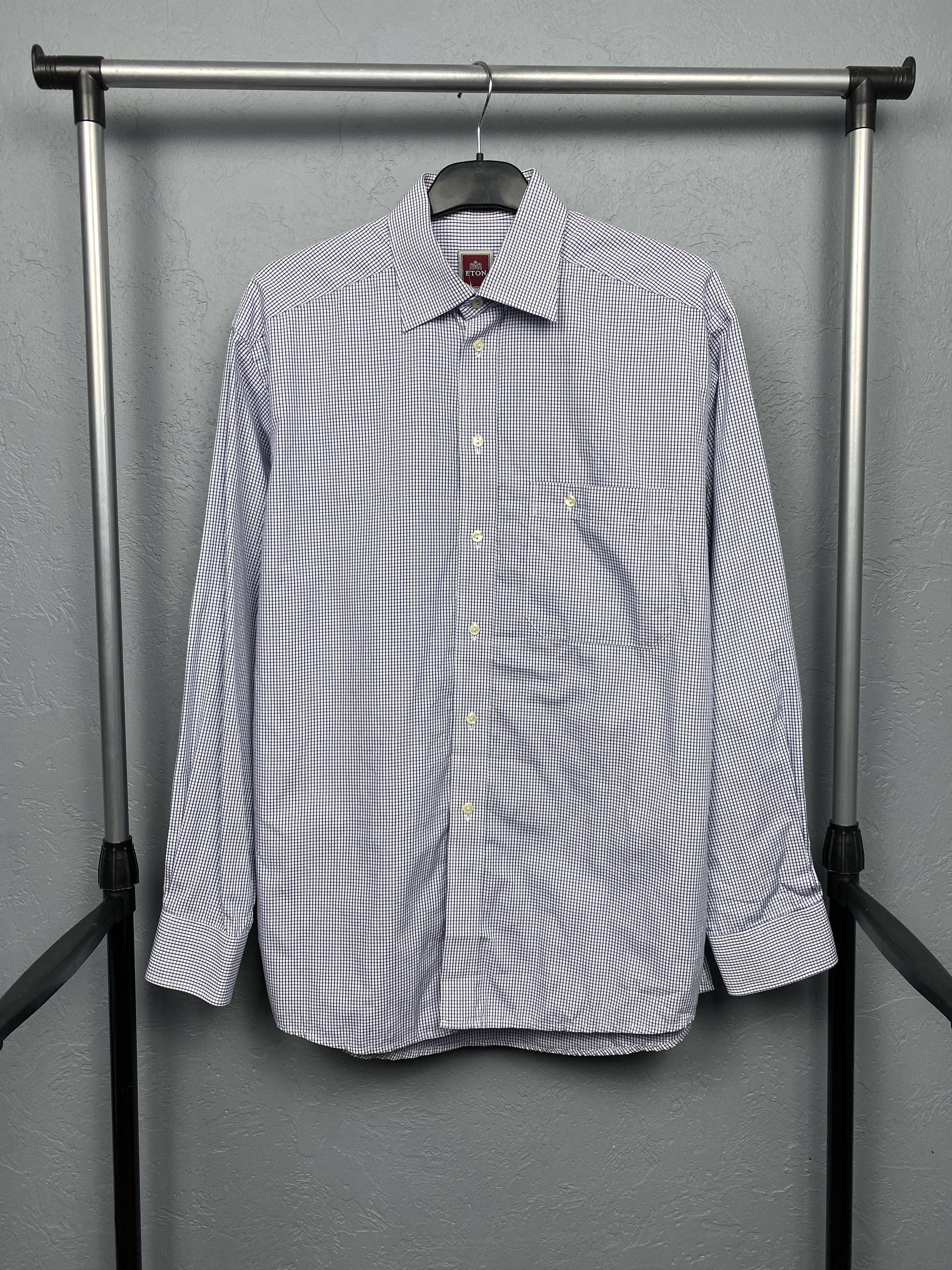 Eton Eton Vintage Mens Long Sleeve Shirt Size US L / EU 52-54 / 3 - 1 Thumbnail