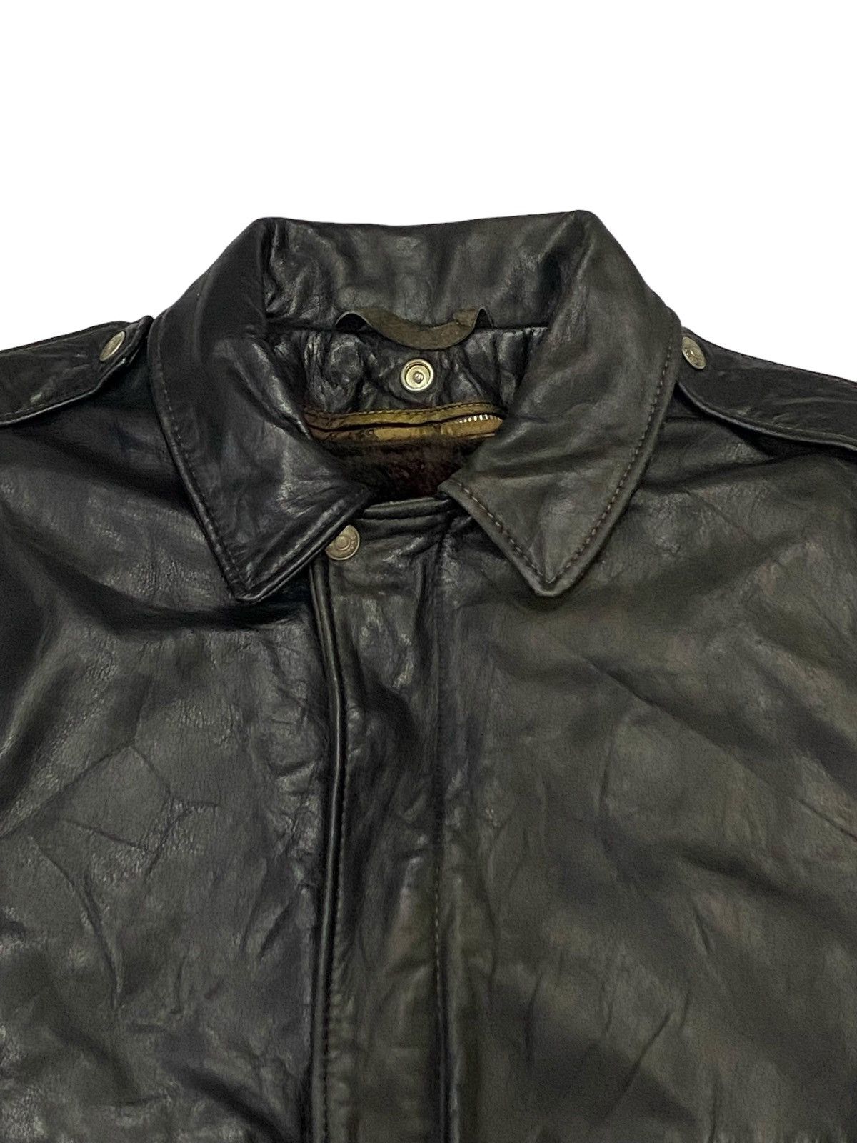 Schott Vintage Schott Leather A-2 Bomber Jacket Size US M / EU 48-50 / 2 - 14 Thumbnail