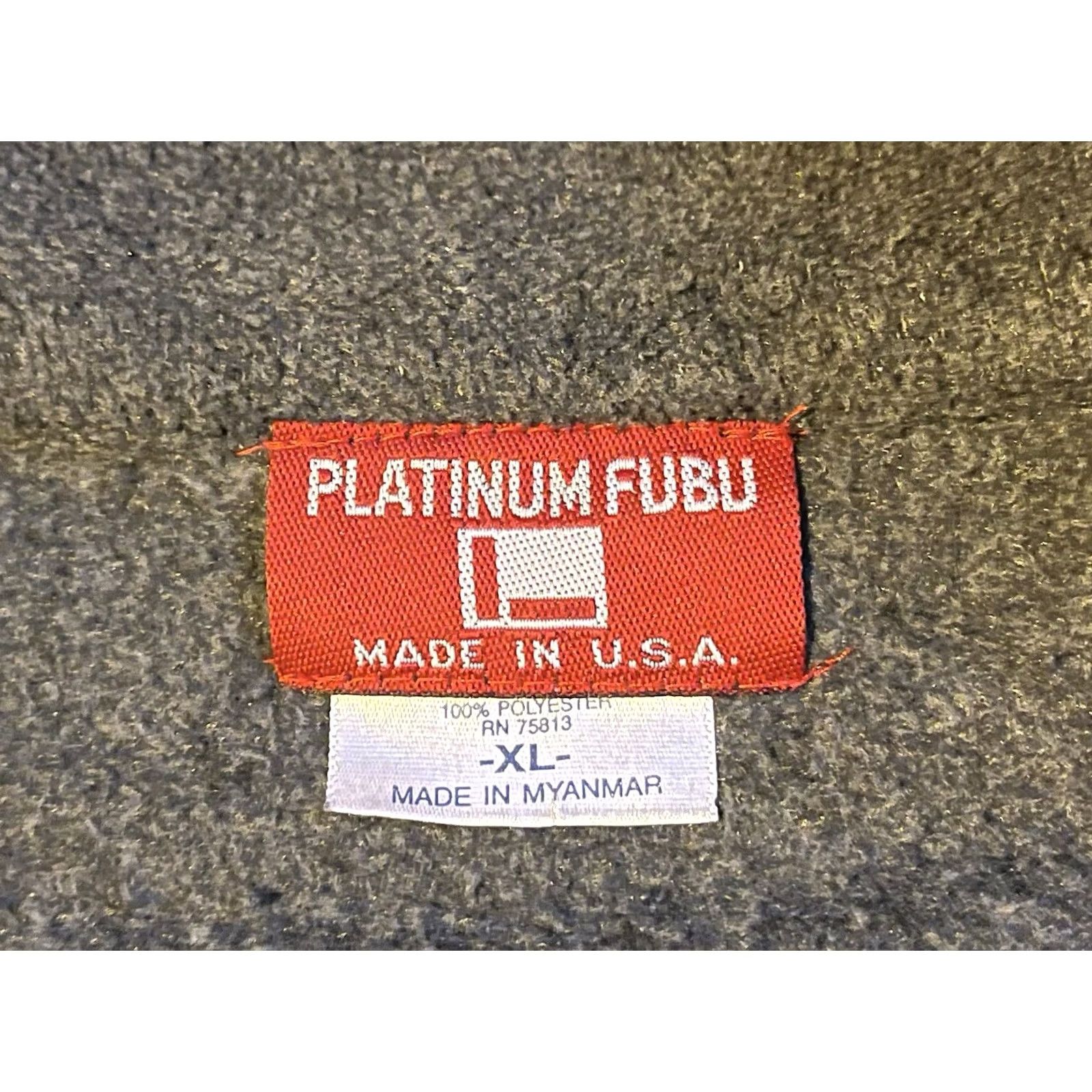 Fubu VINTAGE FUBU Pullover Mens XL Gray Platinum Embroidered Fat Albert Zip Fleece Men Grey 90s Size US XL / EU 56 / 4 - 5 Thumbnail