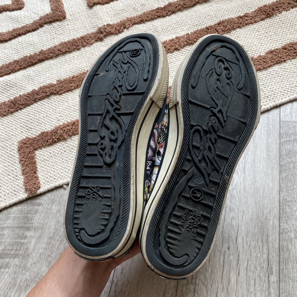 Ed Hardy ED HARDY Y2K SKULLS TATTOO SNEAKERS Size US 7 / EU 40 - 7 Thumbnail