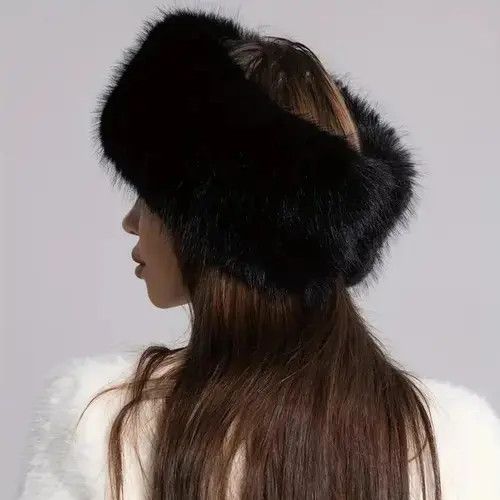Japanese Brand Faux Fox Fur Headband Hat Size ONE SIZE - 3 Thumbnail