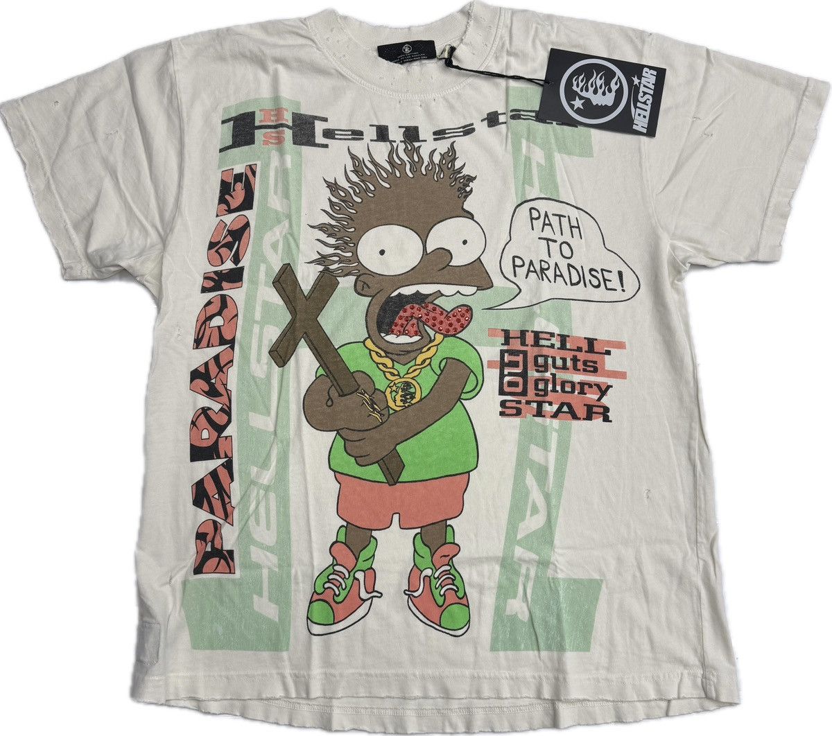 HELLSTAR Hellstar Cartoon Cross T-shirt Size US S / EU 44-46 / 1 - 1 Thumbnail