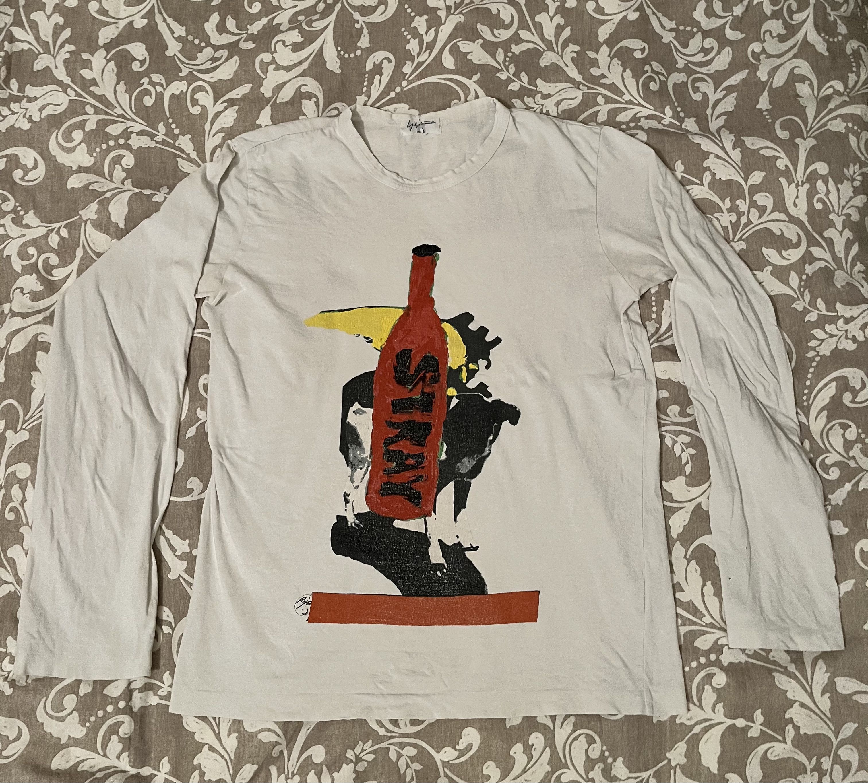 Yohji Yamamoto Stray Longsleve T-Shirt Size US M / EU 48-50 / 2 - 1 Thumbnail