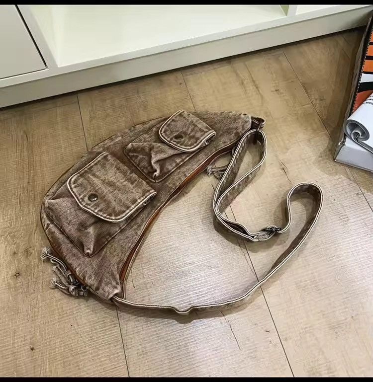 Vintage Denim Crossbody Bag Size ONE SIZE - 3 Thumbnail