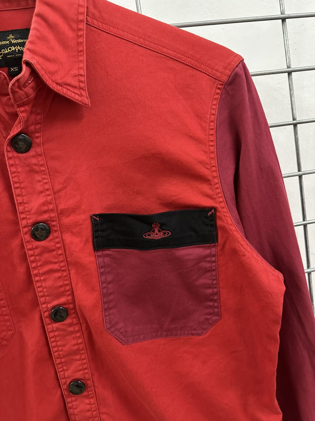 Vivienne Westwood Rare Vivienne Westwood 90’s Anglomania Shirt Snap Button Up Size US XS / EU 42 / 0 - 6 Thumbnail