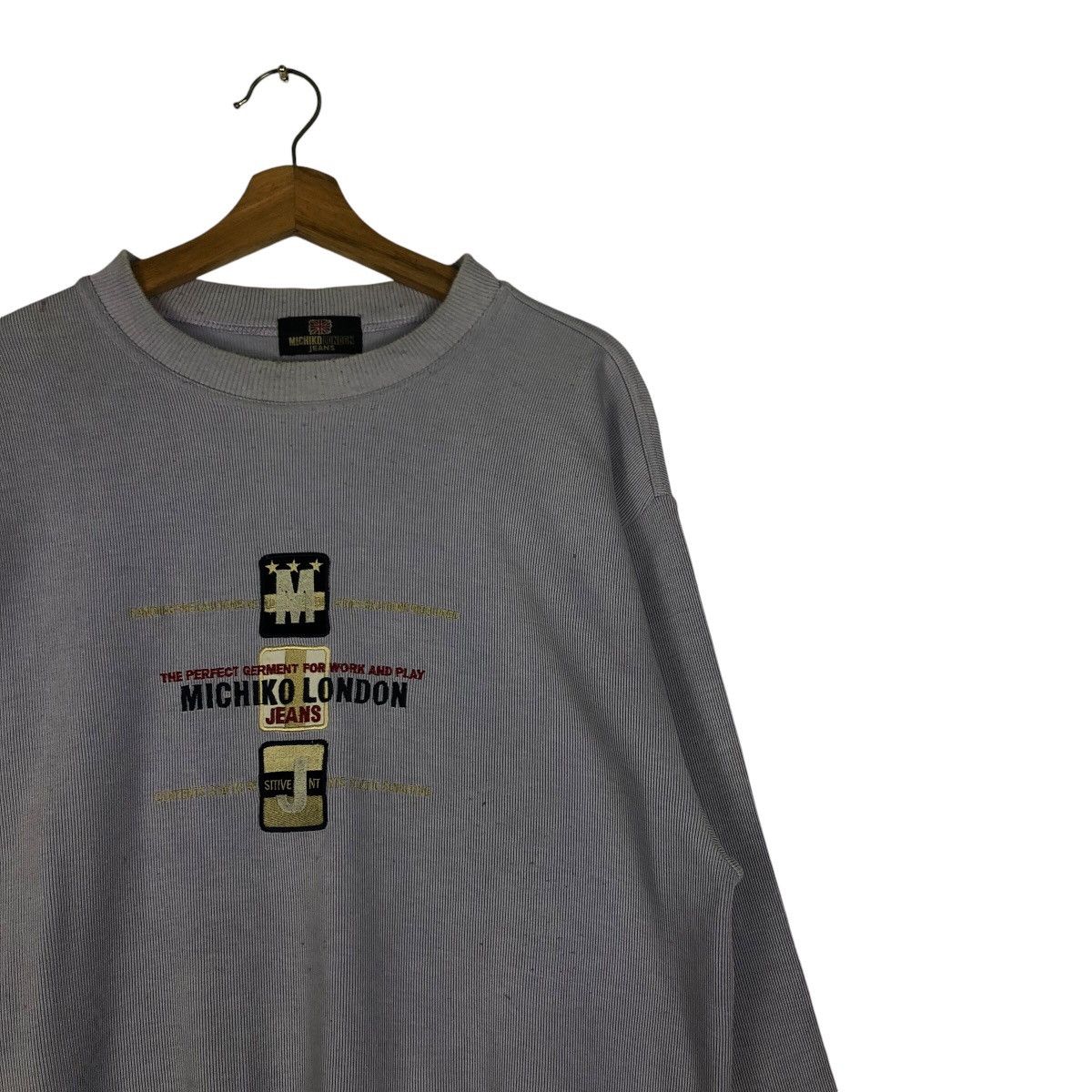 Japanese Brand × Vintage Vtg Sweatshirt Crewneck Michiko London Jean Embroidered Big Size US M / EU 48-50 / 2 - 7 Thumbnail