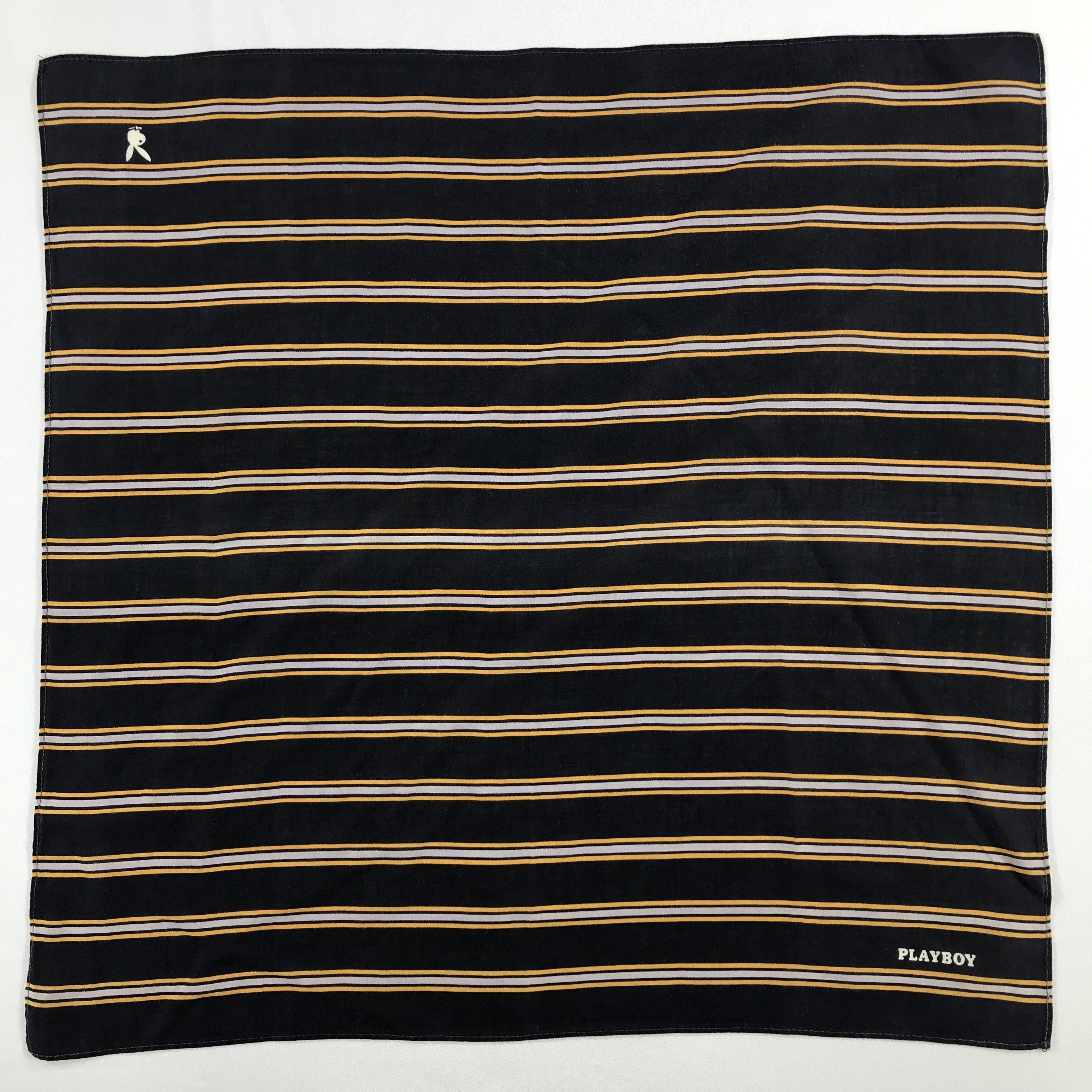 Playboy × Vintage Playboy Bandana / Handkerchief / Neckerchief - S2261 Size ONE SIZE - 1 Thumbnail
